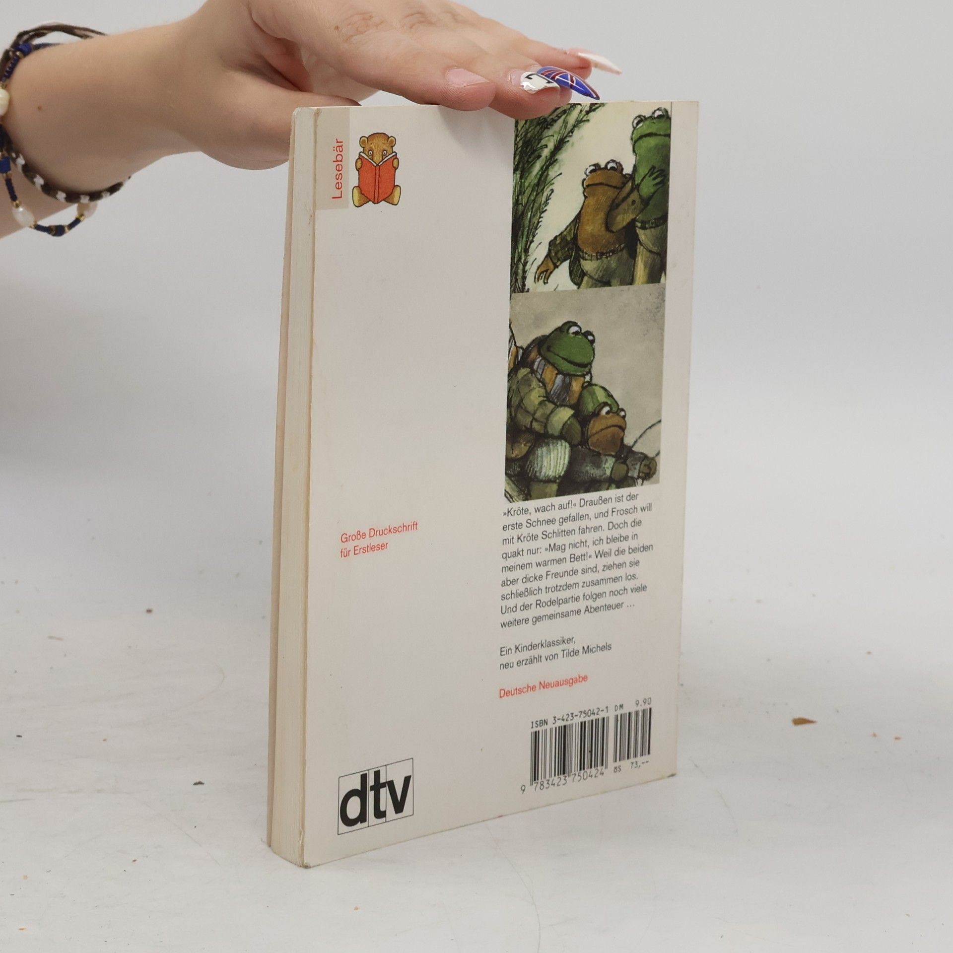 Arnold Lobel Frosch und Kröte, Dicke Freunde. Neu erzählt von Tilde Michels