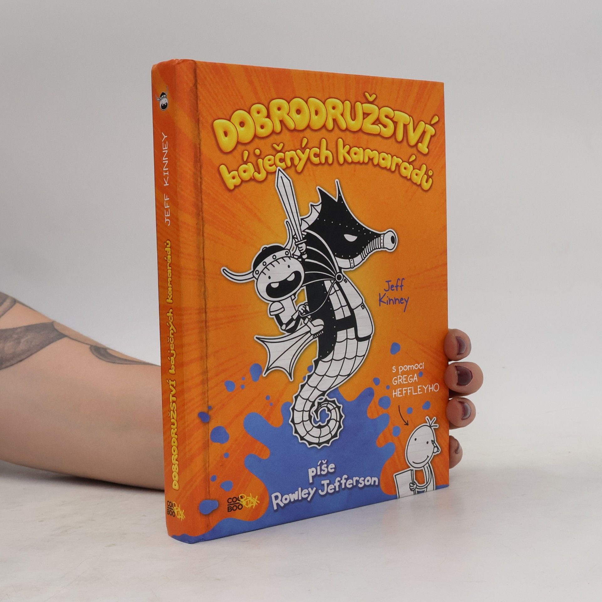 Jeff Kinney Dobrodružství báječných kamarádů. Píše Rowley Jefferson