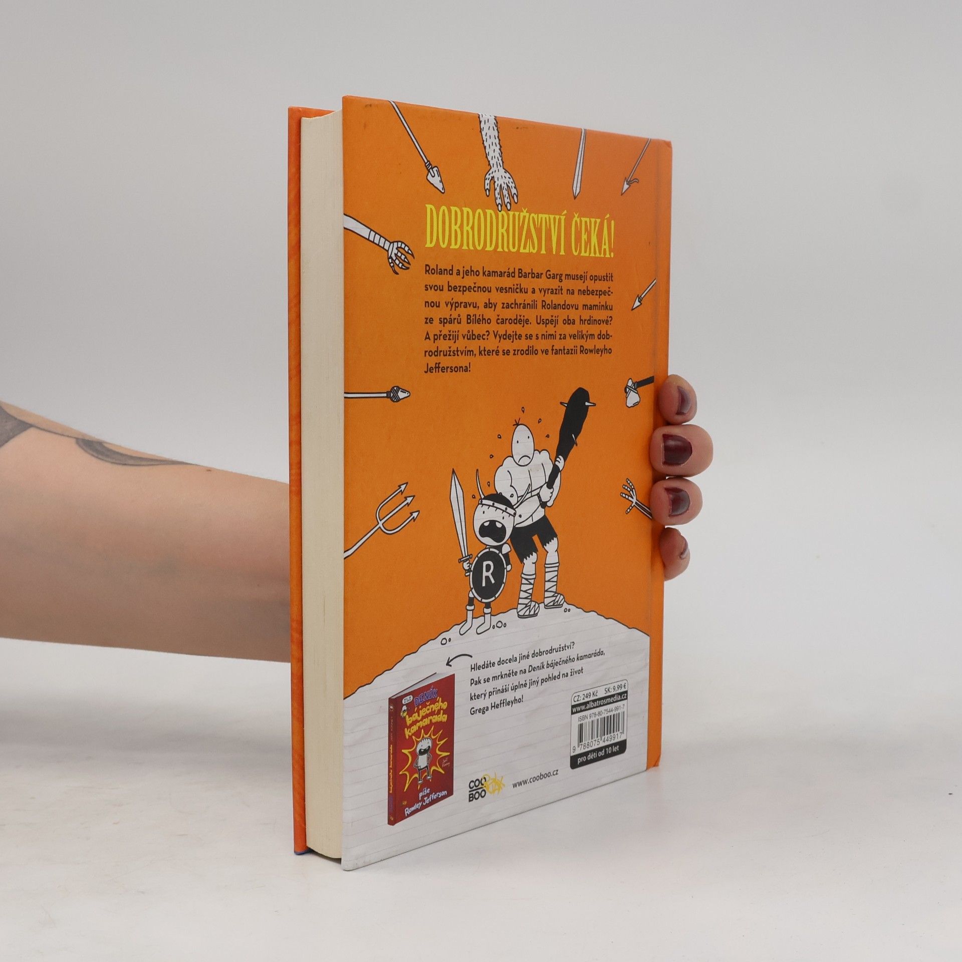 Jeff Kinney Dobrodružství báječných kamarádů. Píše Rowley Jefferson