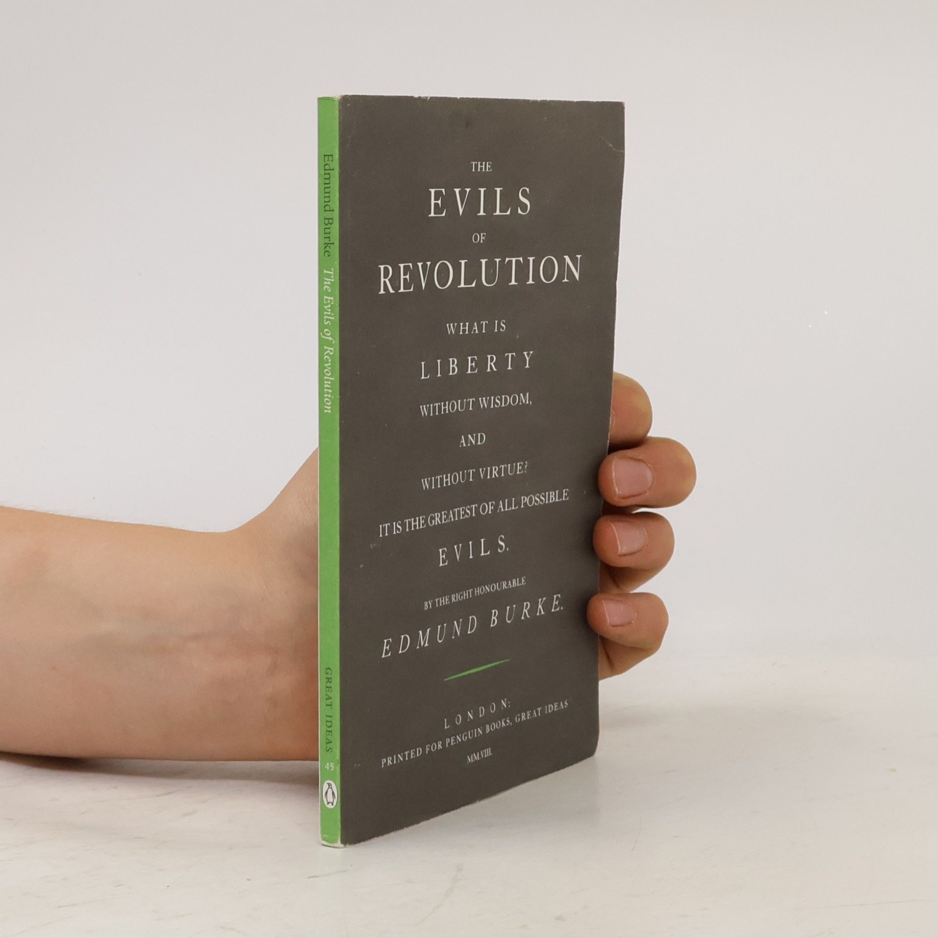Edmund Burke Great Ideas - 45: Evils of Revolution