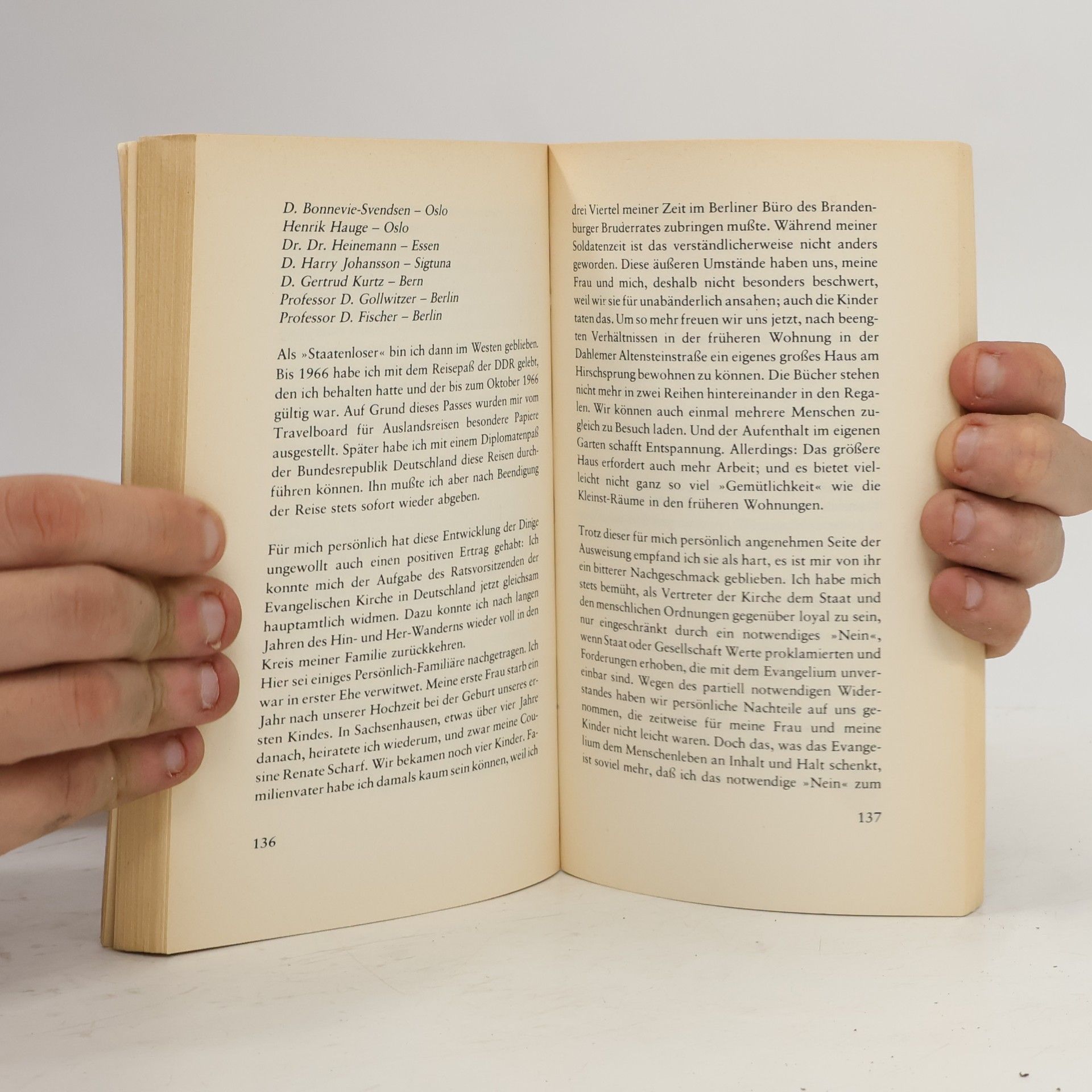 Kurt Scharf Brücken und Breschen. Biographische Skizzen.