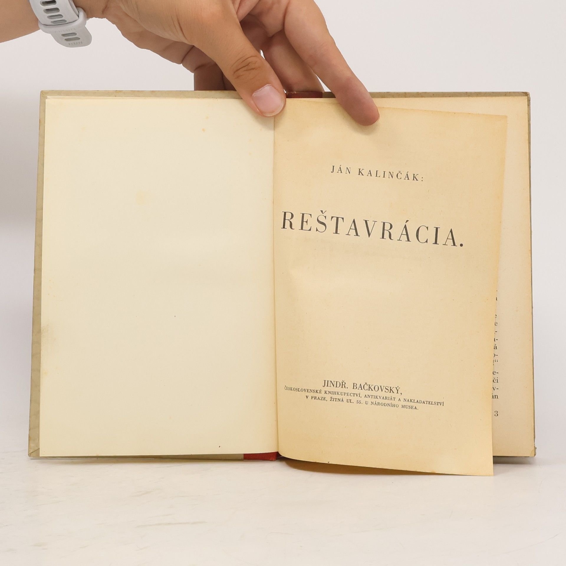 Ján Kalinčák Reštavrácia
