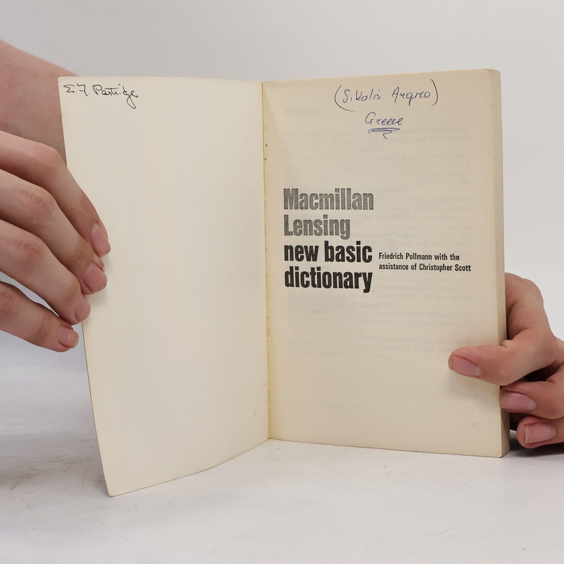Christopher Scott New Basic Dictionary