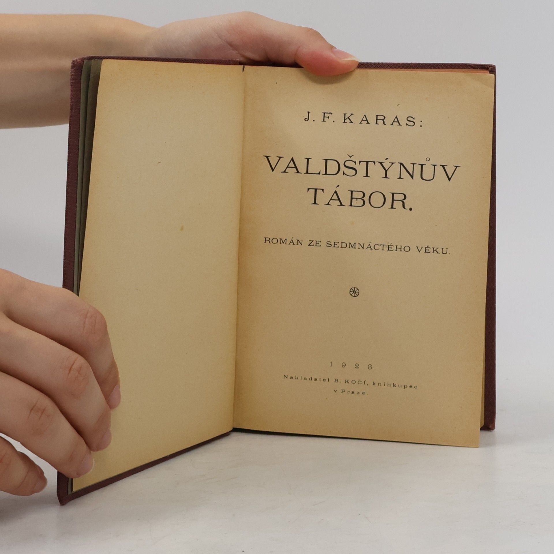 J.F. Karas Valdštýnův tábor