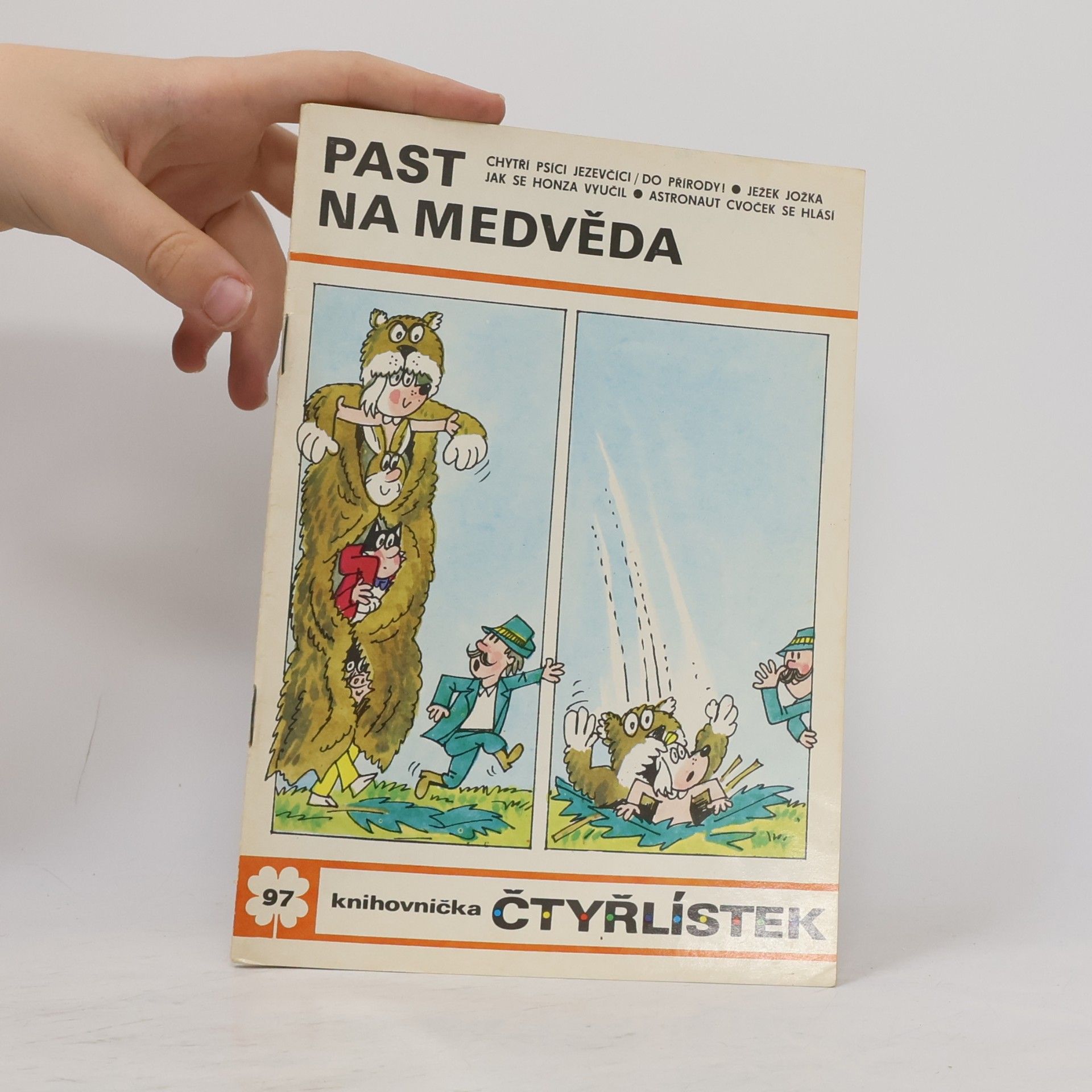 Jaroslav Němeček Čtyřlístek 97. Past na medvěda