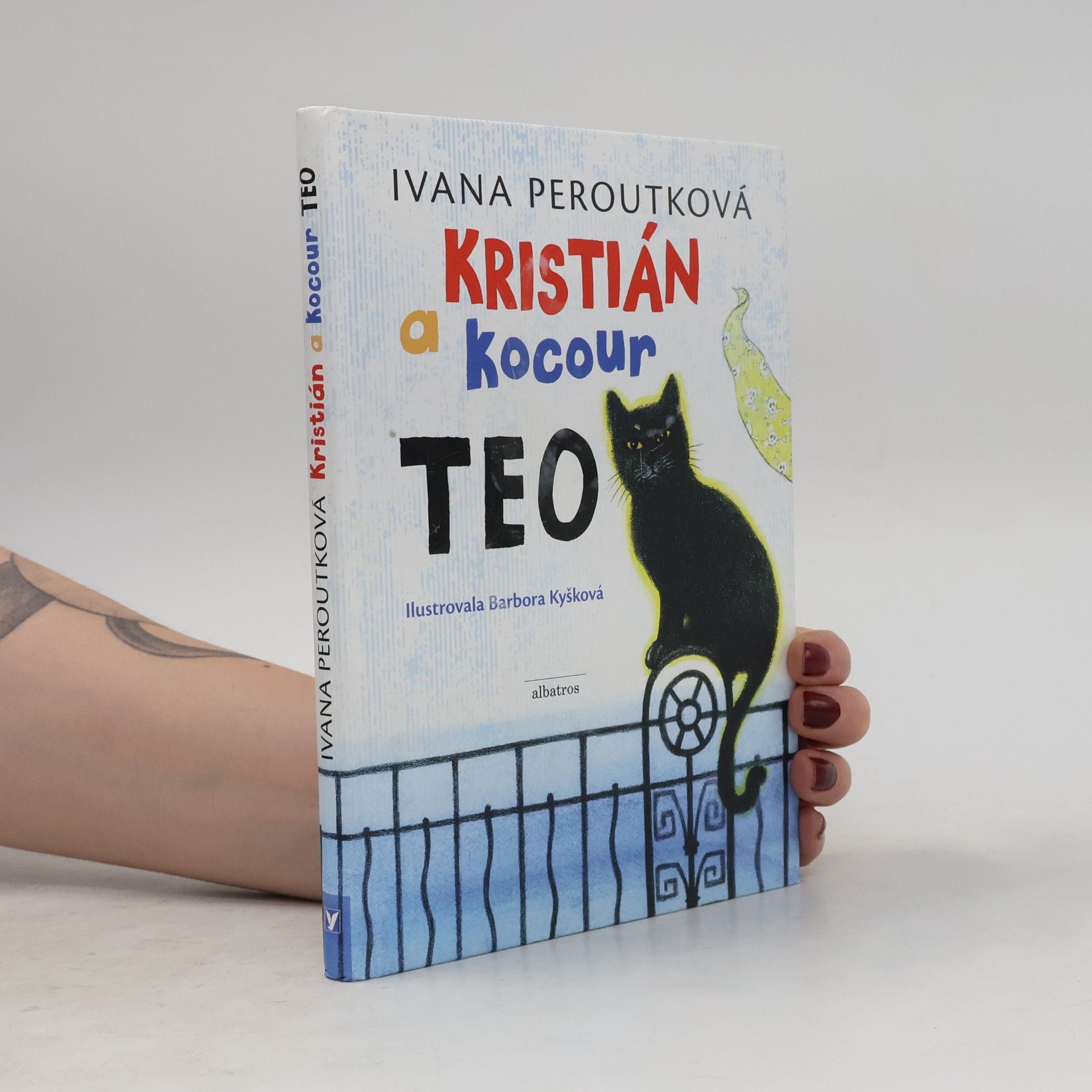 Peroutková Ivana Kristián a kocour Teo