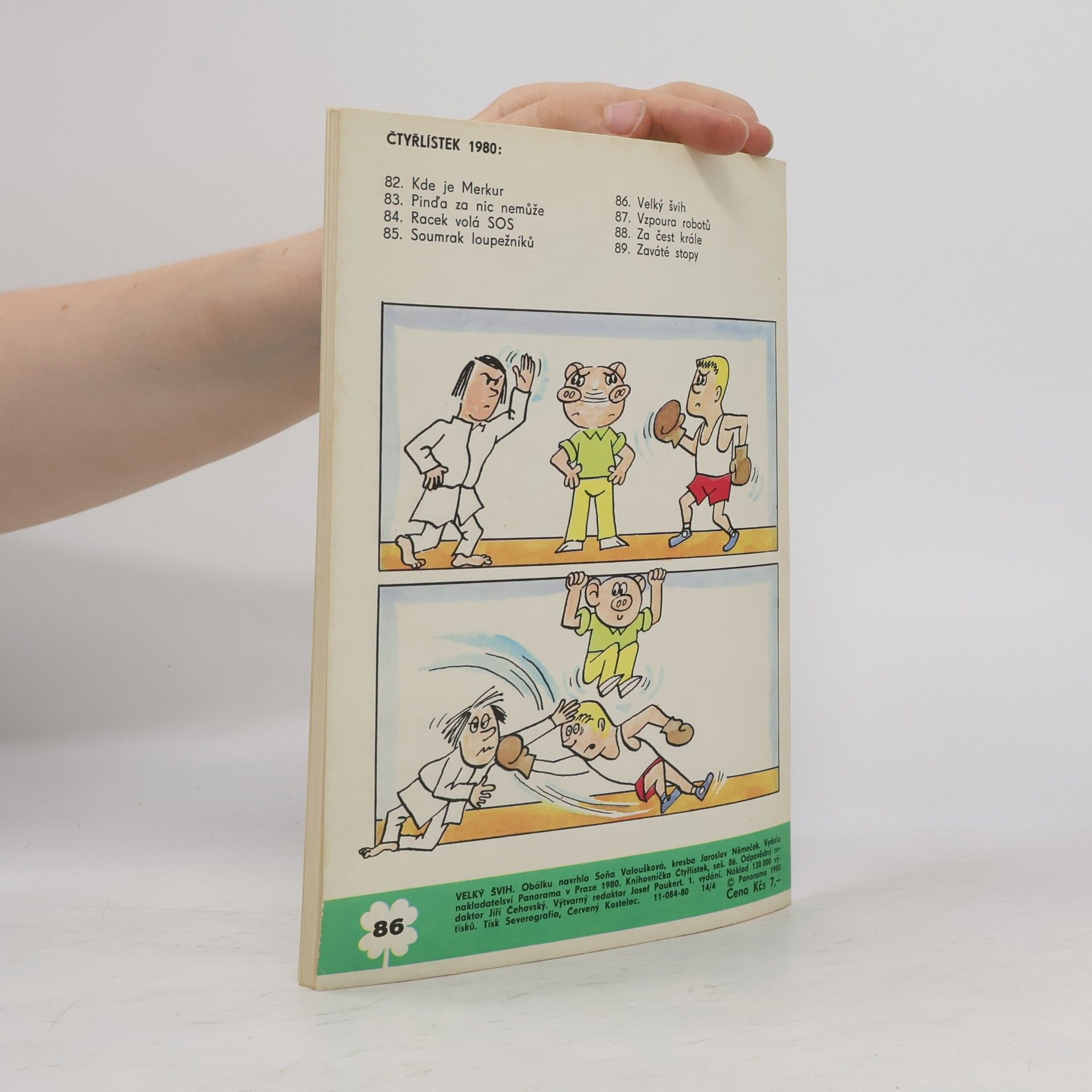 Collectif d'auteurs Čtyřlístek 86. Velký švih