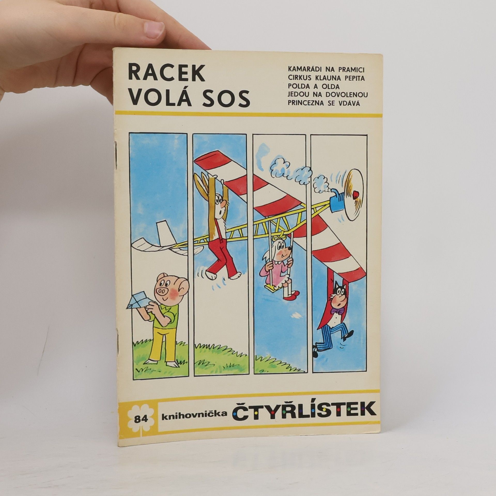Ljuba Štíplová Čtyřlístek 84. Racek volá SOS