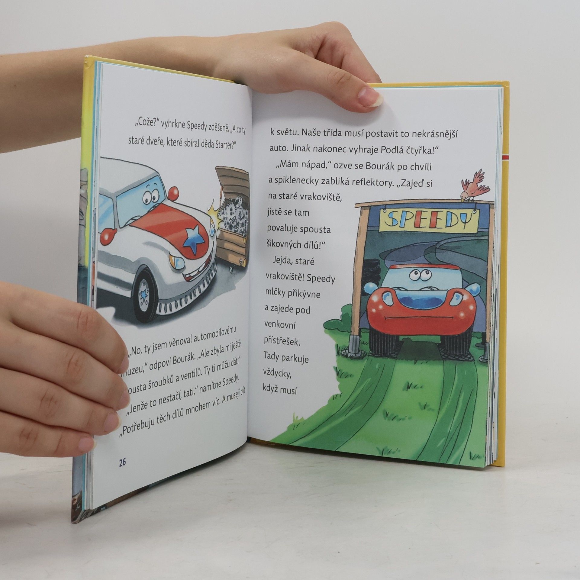 Nadja Fendrich Speedy, závodní autíčko: Poklad z vrakoviště