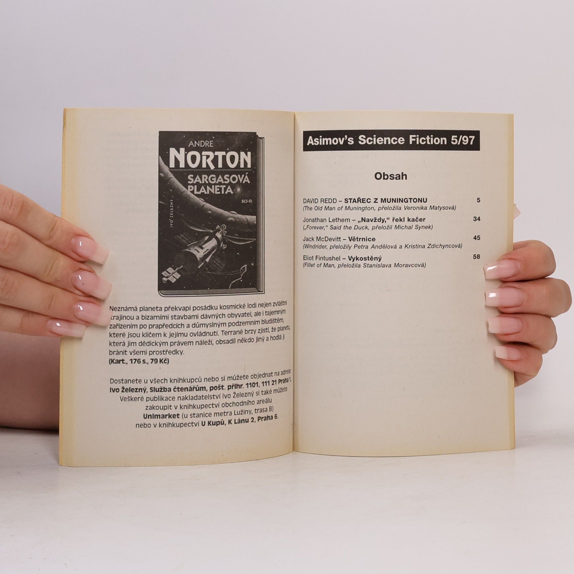 Jan Hlavička Asimov's Science Fiction 1997/04