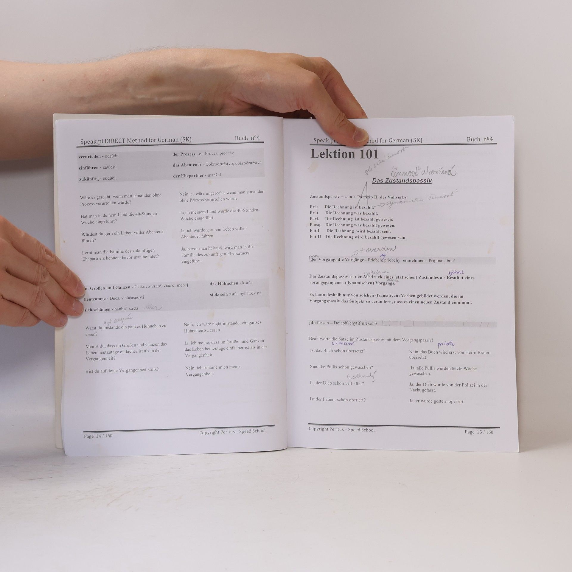 Autorenkollektiv Die direkte Methode Speak für Deutsch 4