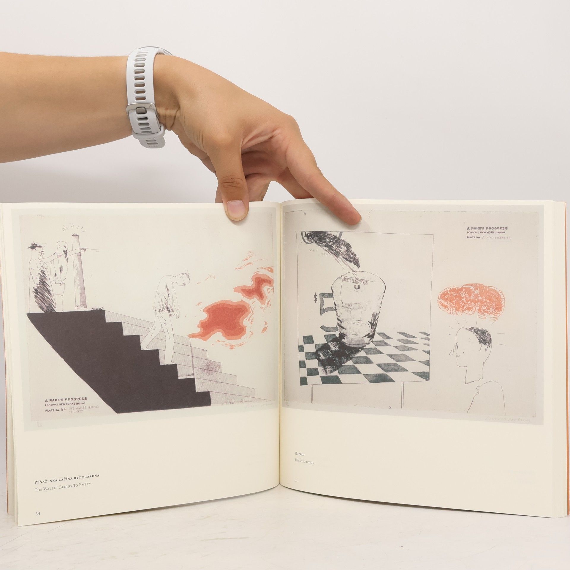 David Hockney Slová & Obrazy : štyri grafické cykly 1961-1977 = Words & pictures