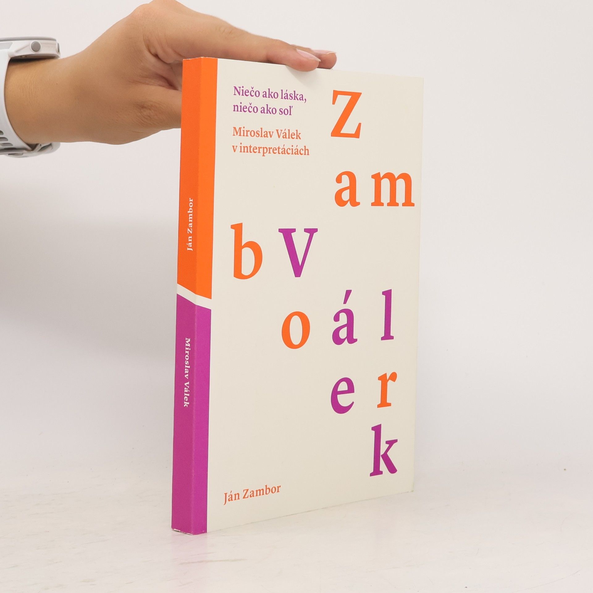 Ján Zambor Niečo ako láska, niečo ako soľ : Miroslav Válek v interpretáciách