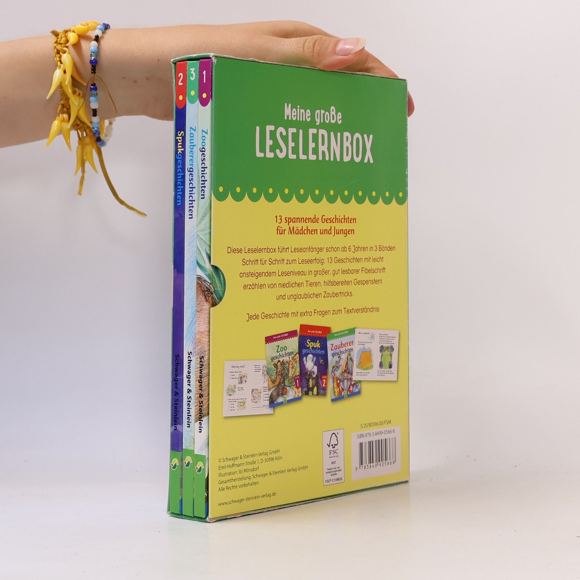 Marion Clausen Meine große Leselernbox - Spukgeschichten, Zauberergeschichten, Zoogeschichten