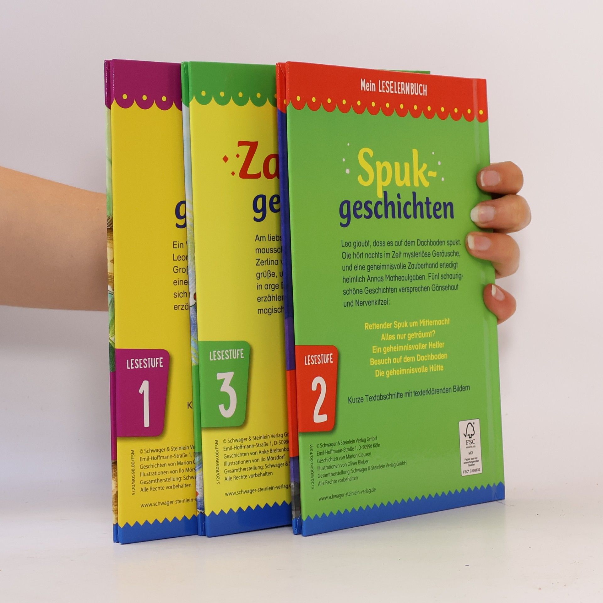Marion Clausen Meine große Leselernbox - Spukgeschichten, Zauberergeschichten, Zoogeschichten