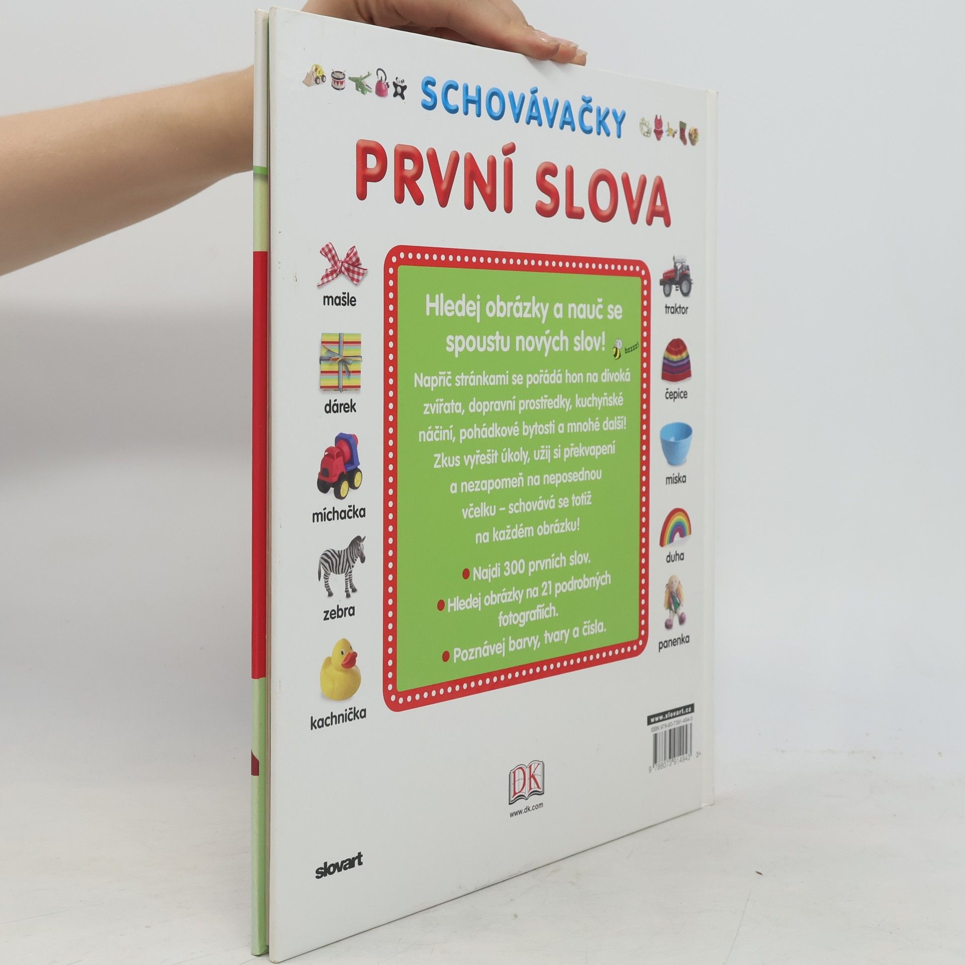 AA.VV. První slova : schovávačky : 300 prvních slov - otevři a hledej