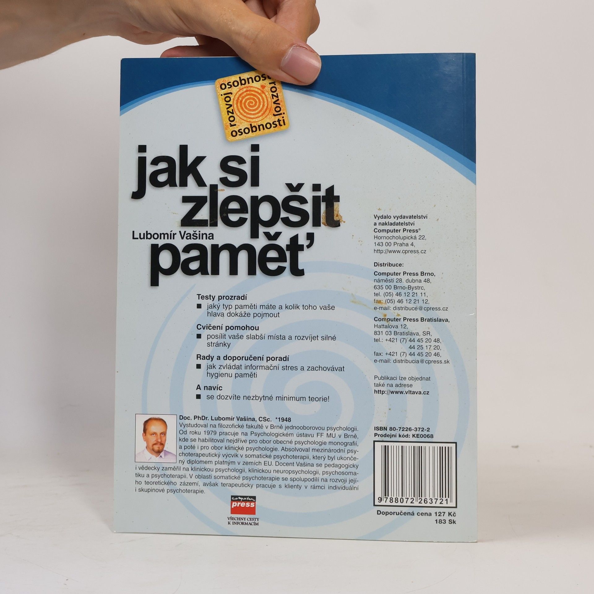 Lubomír Vašina Jak si zlepšit paměť