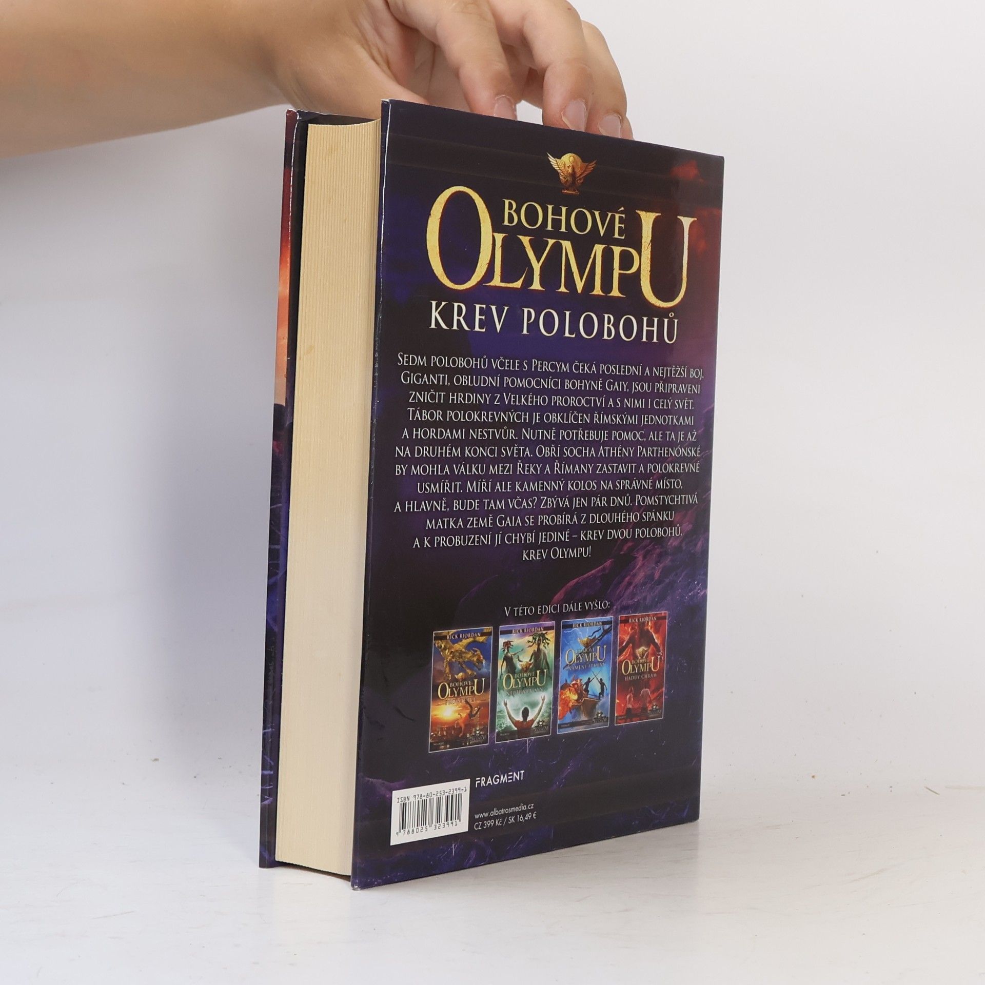 Rick Riordan Bohové Olympu. Krev polobohů