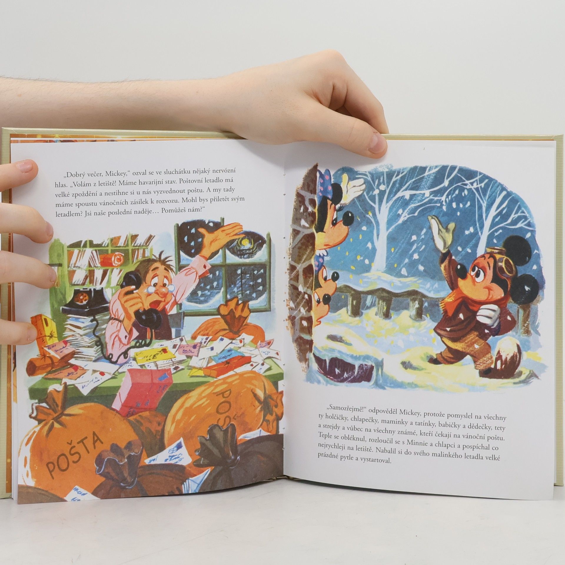 Various authors Zlatá sbírka pohádek 17. Mickey Mouse a vánoční pošta