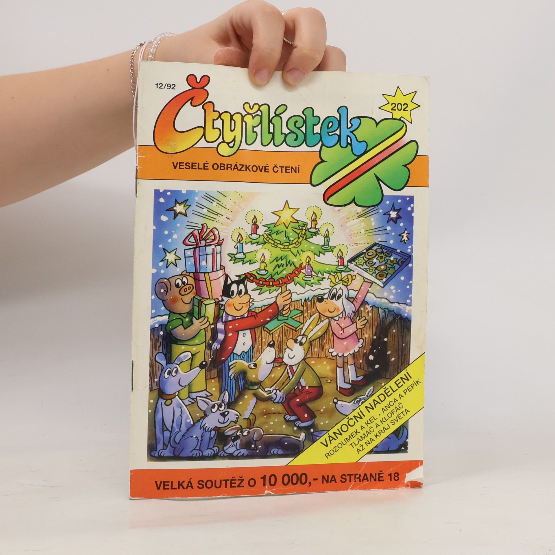 Kolektiv autorů Čtyřlístek 202. 12/1992. Vánoční nadělení