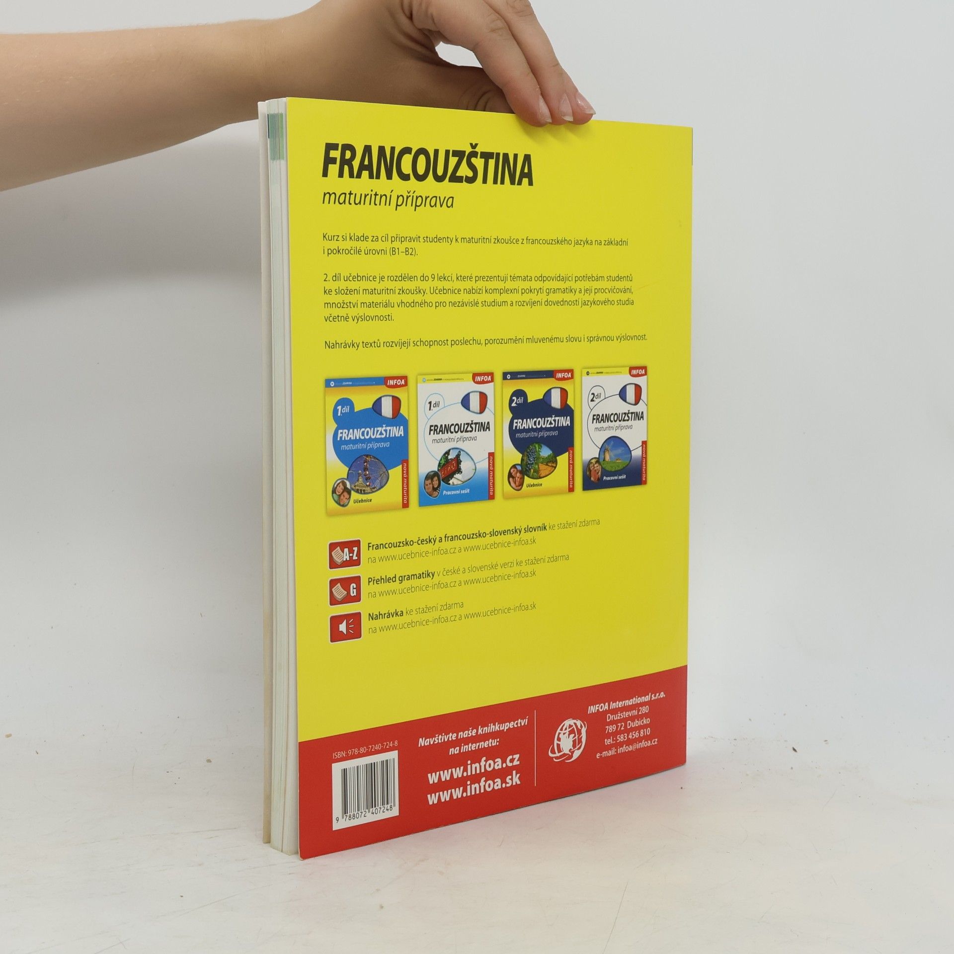 Danièle Bourdais Francouzština 2 maturitní příprava - učebnice