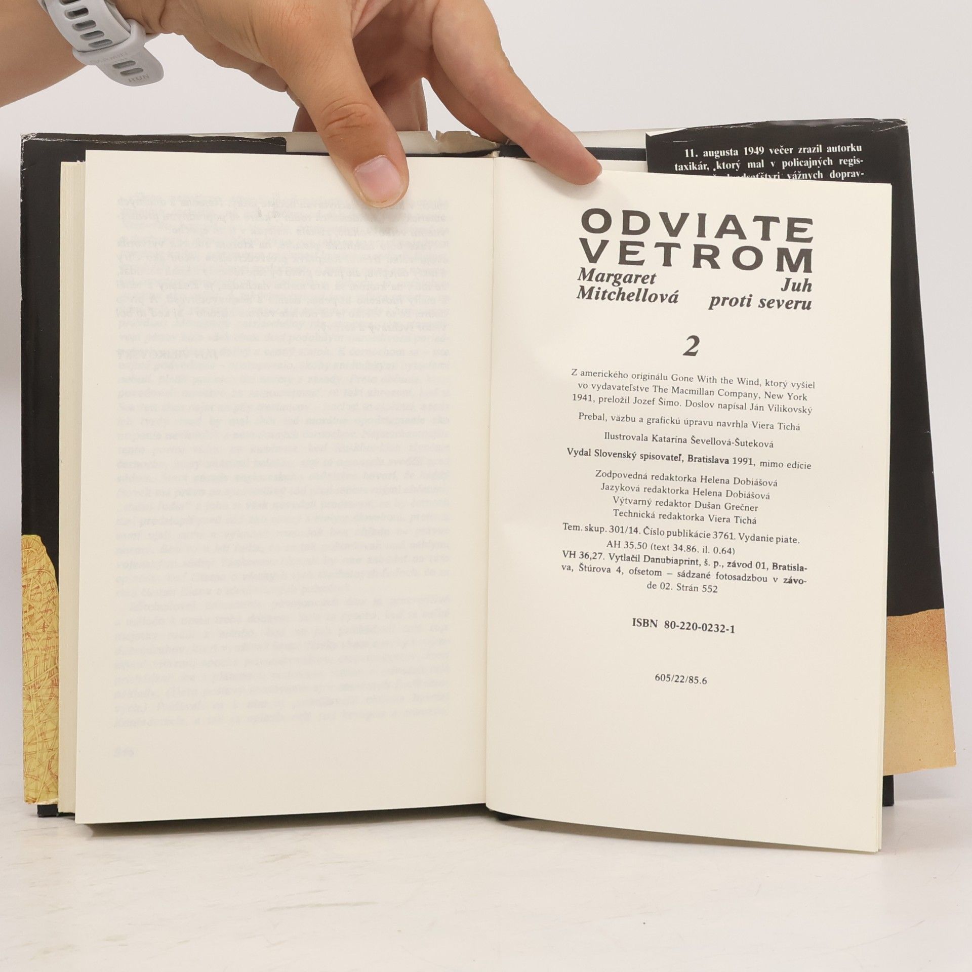 Margaret Mitchell Odviate vetrom 2. Juh proti severu