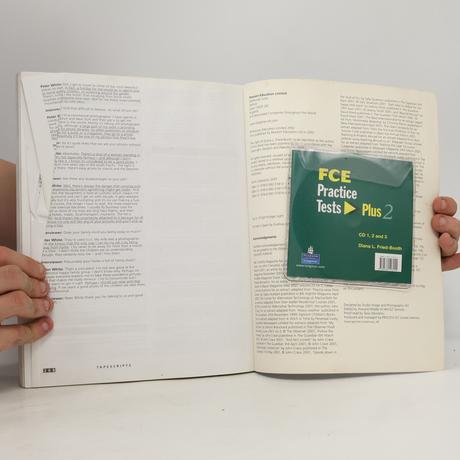 Diana L. Fried Booth FCE First certificate practice tests: Plus 2 ; with key