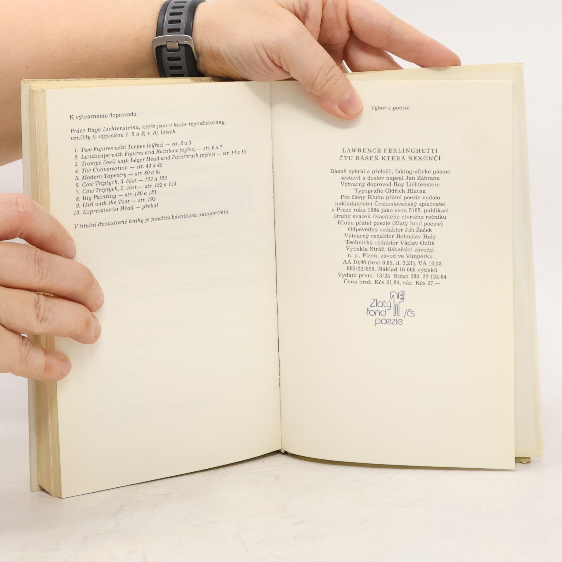 Lawrence Ferlinghetti Čtu báseň která nekončí