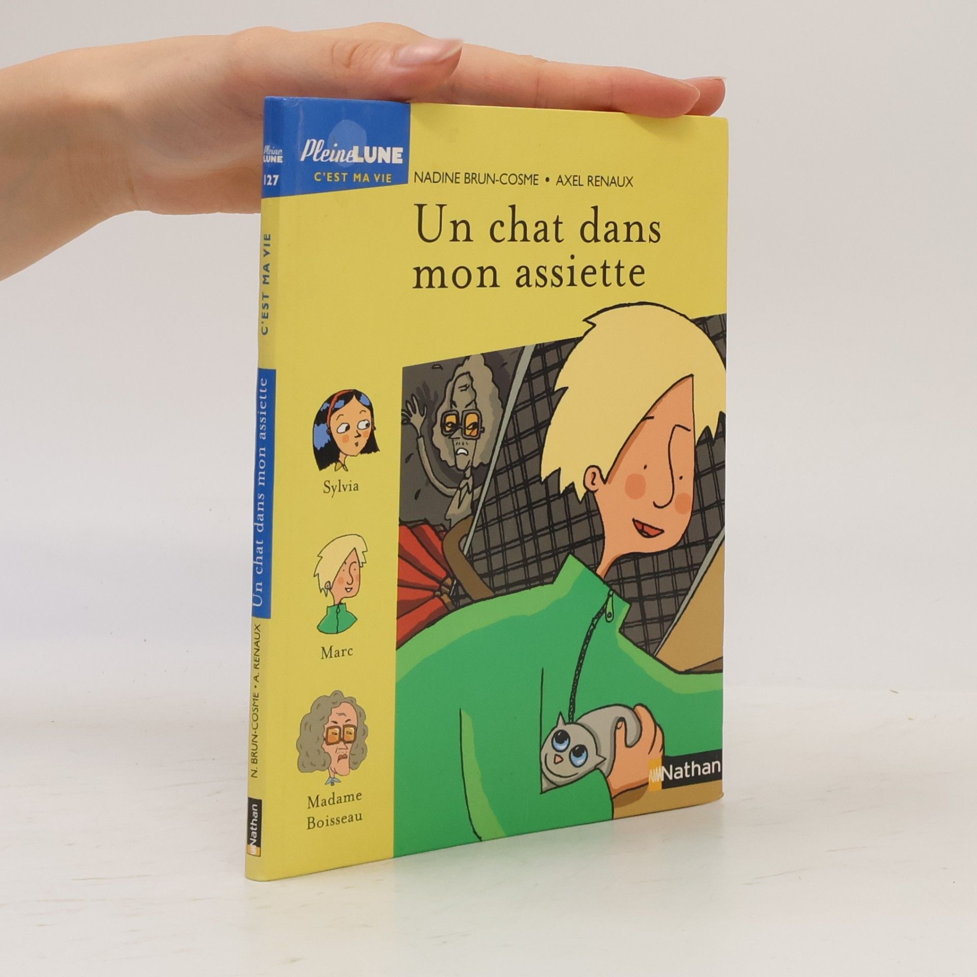 Nadine Brun-Cosme Un chat dans mon assiette