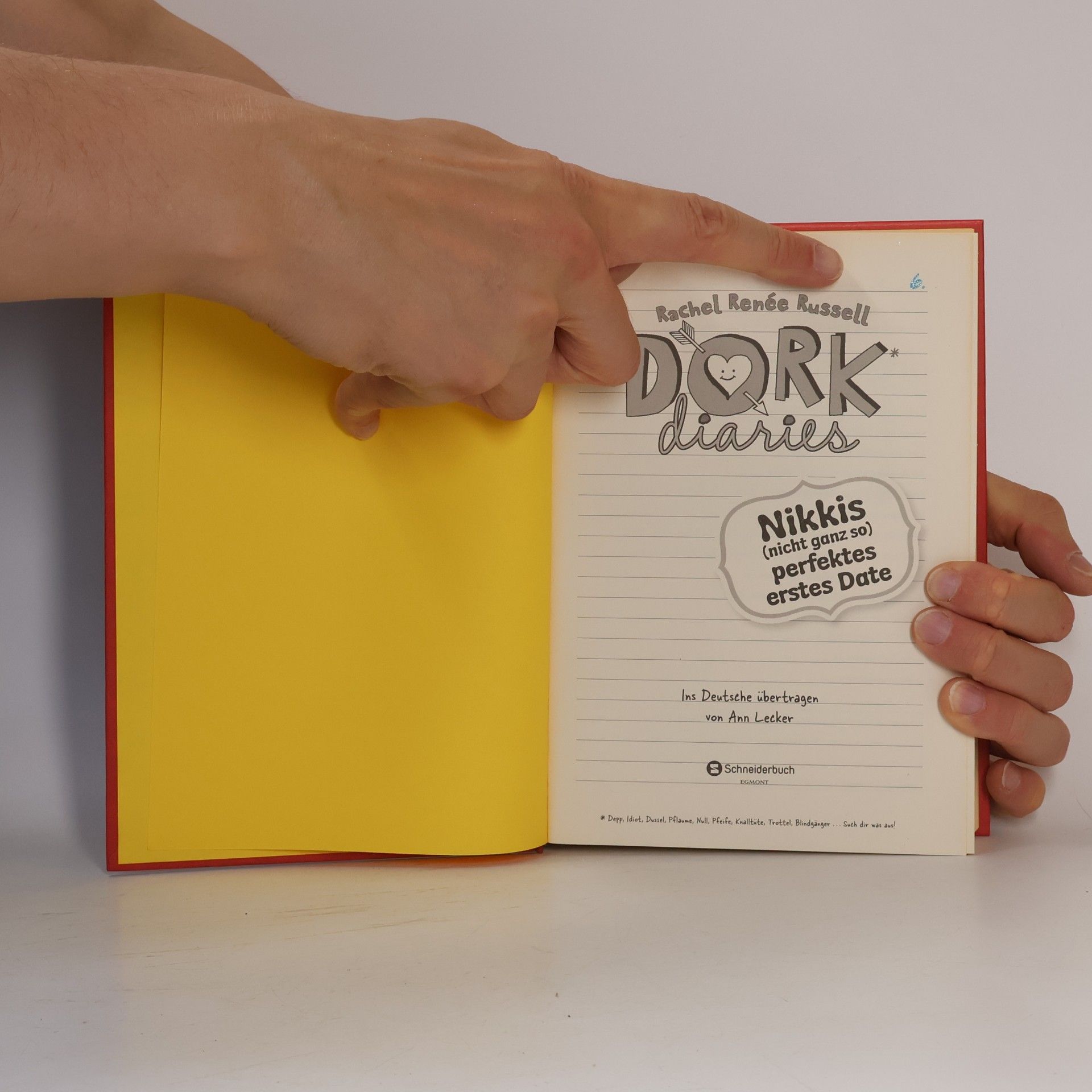 Ann Lecker Dork diaries. Nikkis perfektes erstes Date.