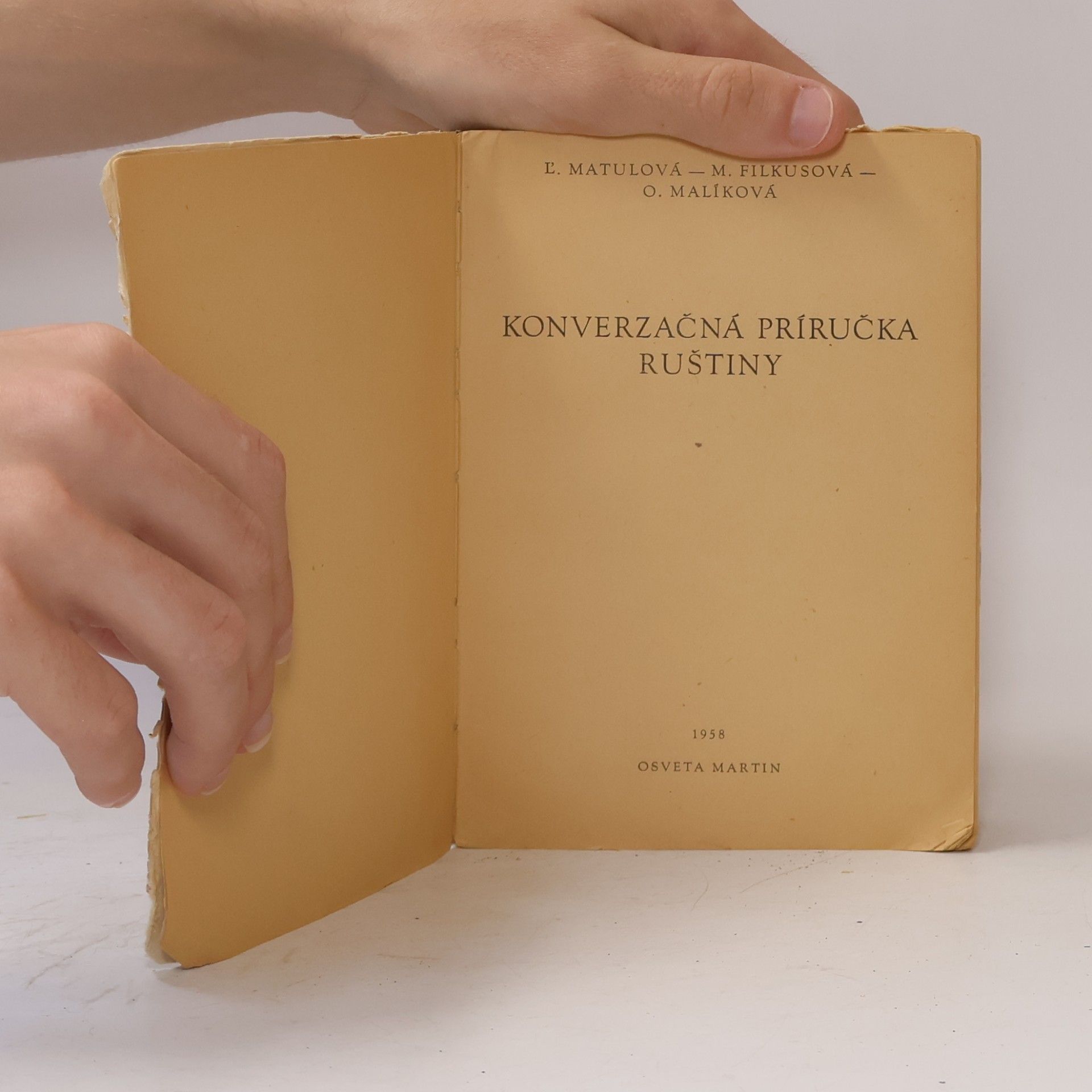 Ľ. Matulová Konverzačná príručka ruštiny