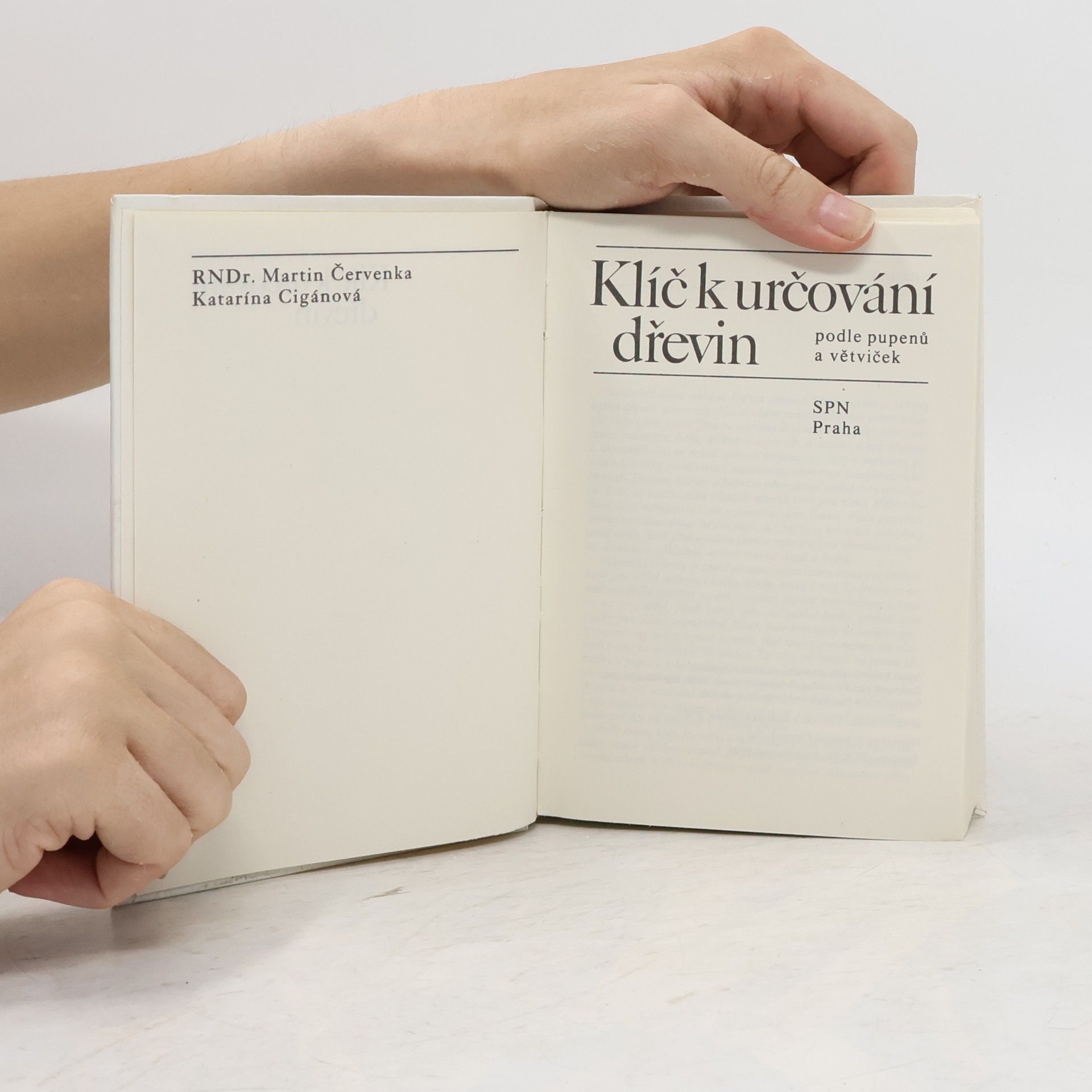 Katarína Cigánová Klíč k určování dřevin podle pupenů a větviček