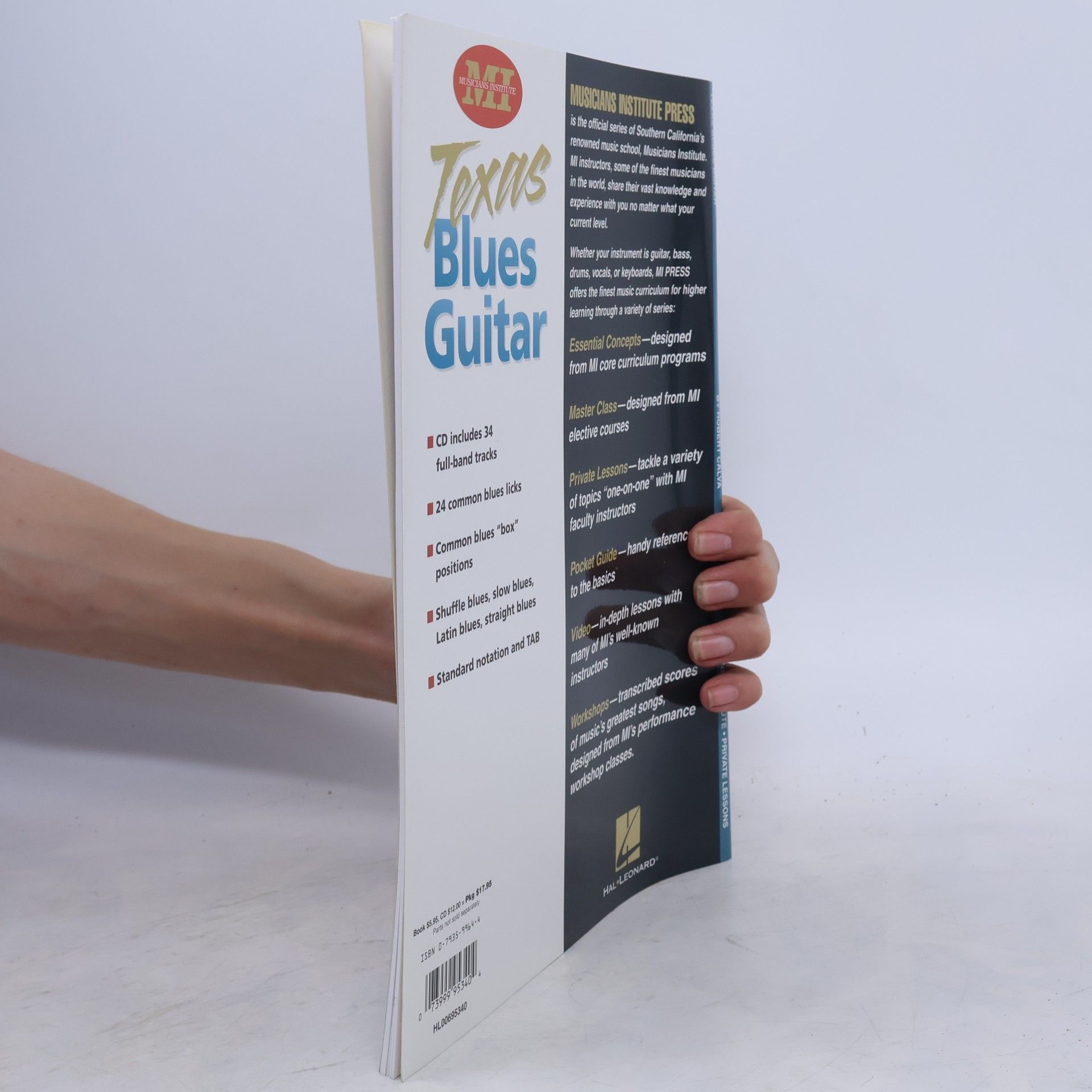 Robert Calva Musicians Institute Private Lessons: Texas Blues Guitar - Book/Online Audio