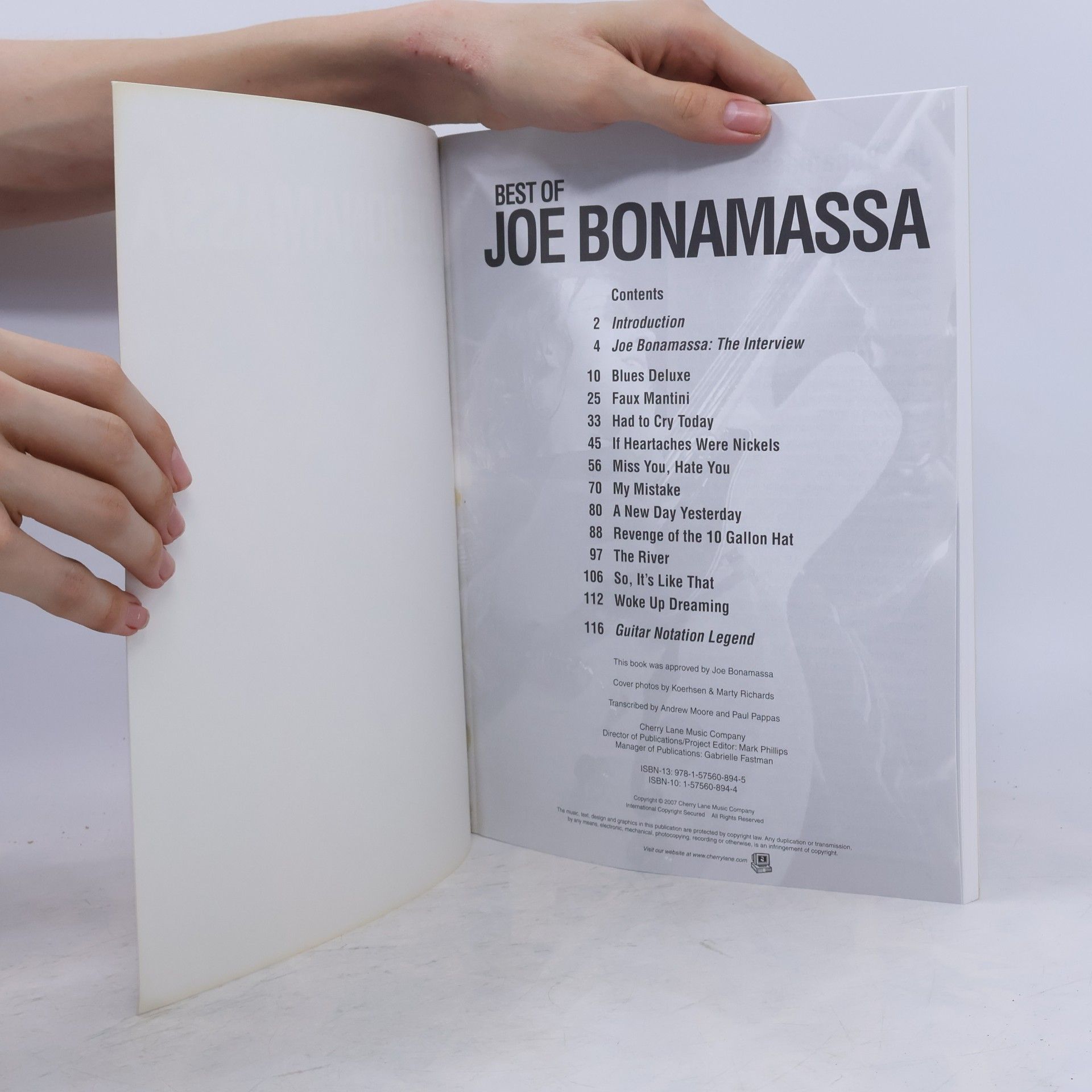 Kolektiv autorů Best of Joe Bonamassa. Guitar Vocal