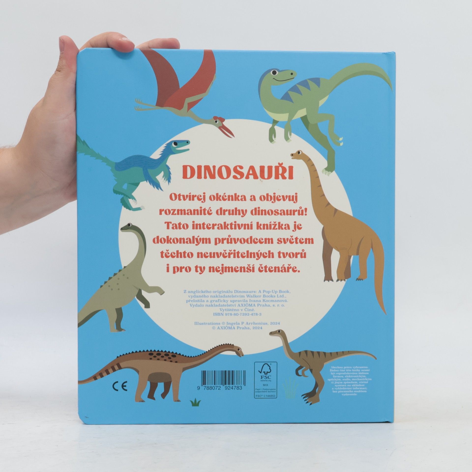 Ingela Peterson Arrhenius Dinosauři : moje první encyklopedie dinosaurů