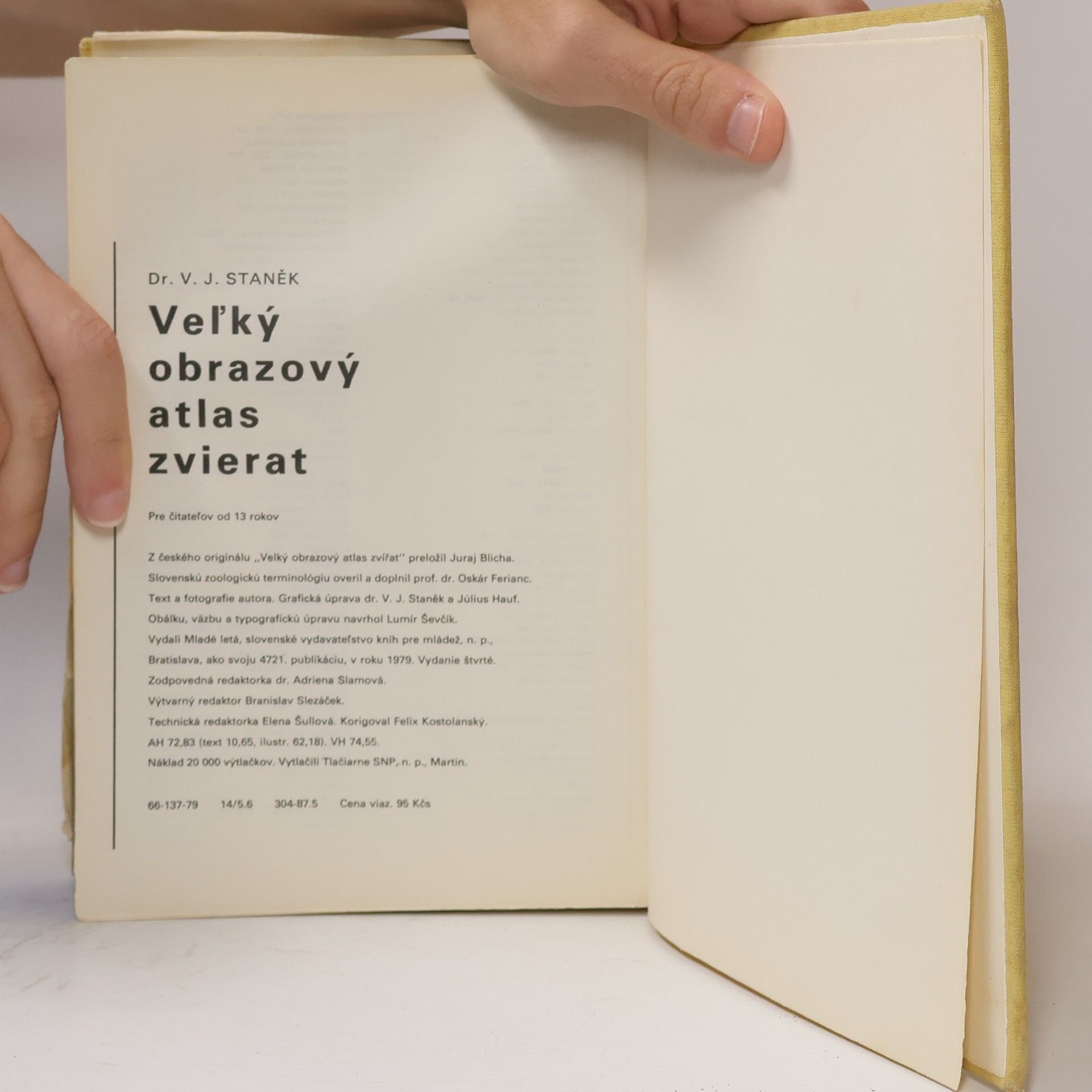 Václav Jan Staněk Veľký obrazový atlas zvierat