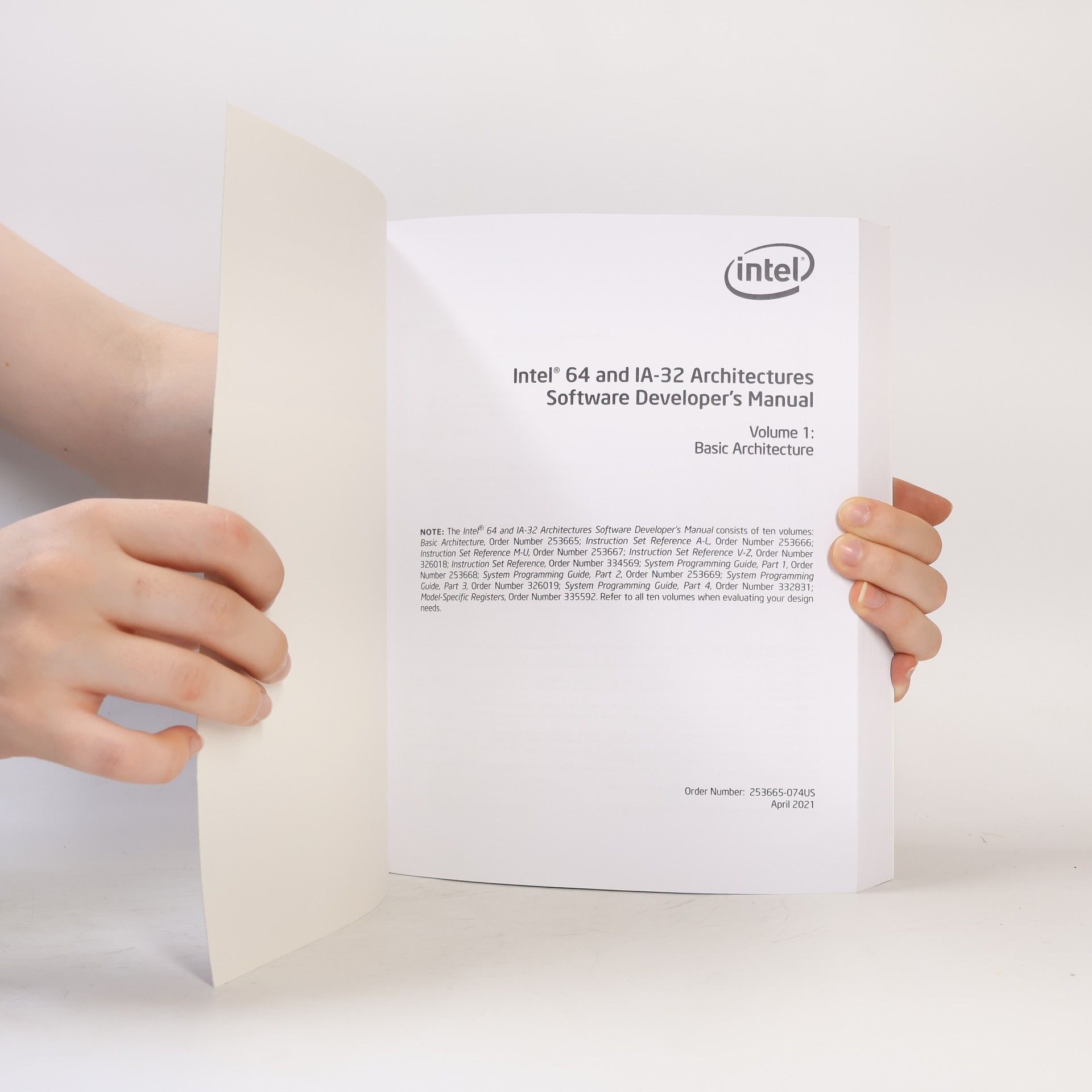 Auteurscollectief Intel® 64 and IA-32 Architectures Software Developer’s Manual 1. Basic Architecture