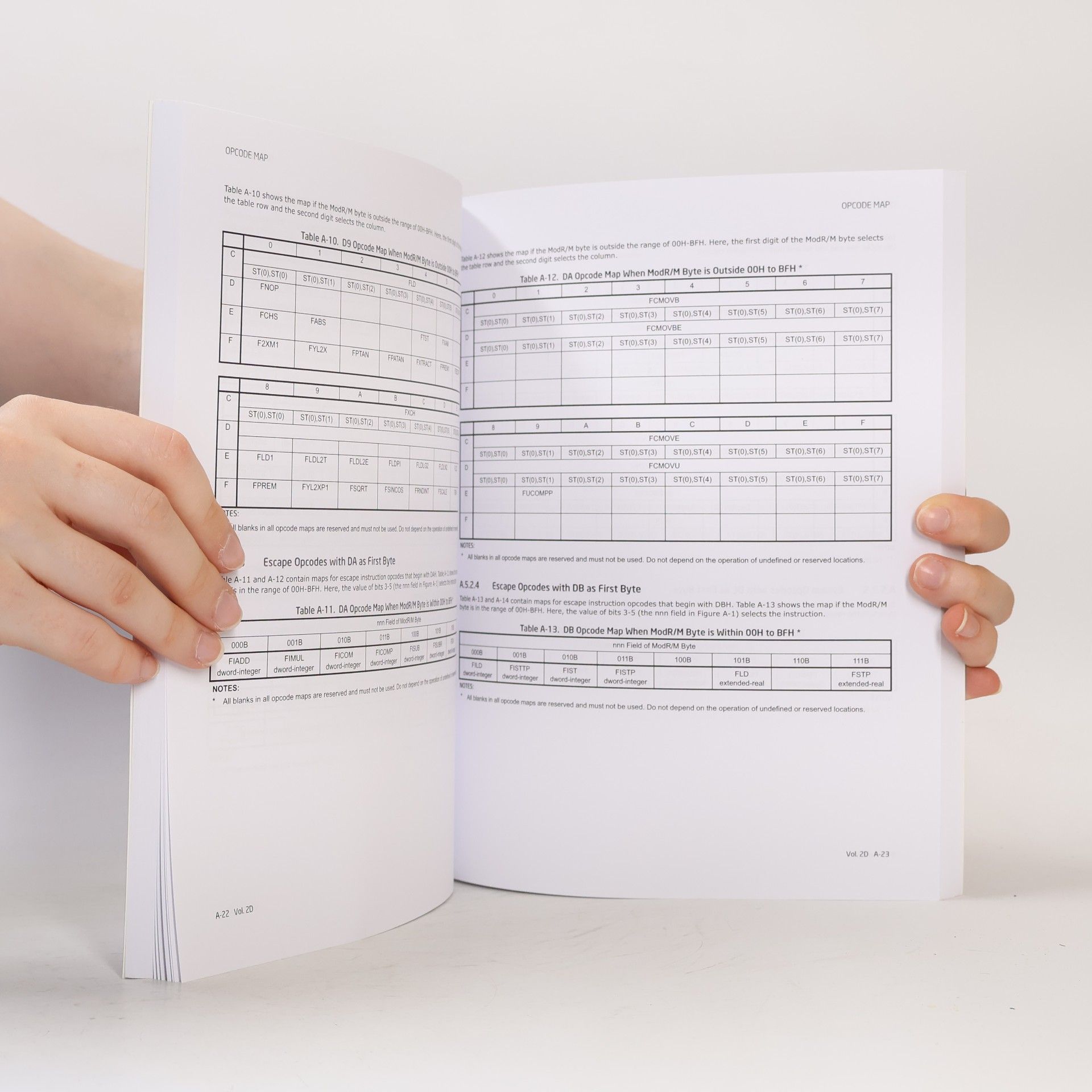Various authors Intel 64 and IA 32 Architectures Software Developer´s Manual Volume 2D: Instruction Set Reference