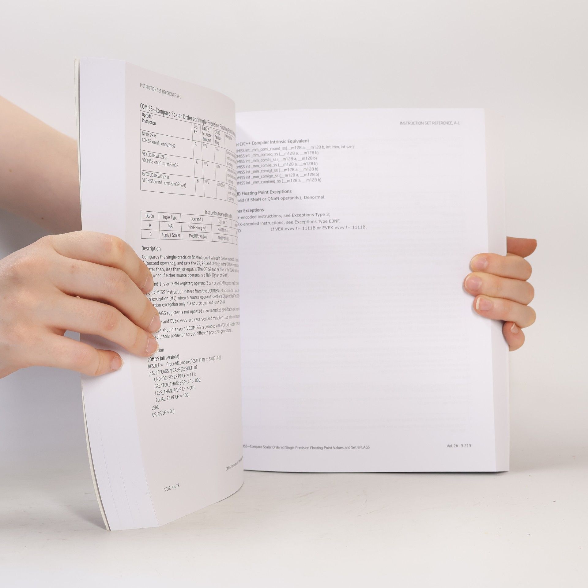 Autorenkollektiv Intel 64 and IA-32. Architectures Software. Developer's Manual, Volume 2A.