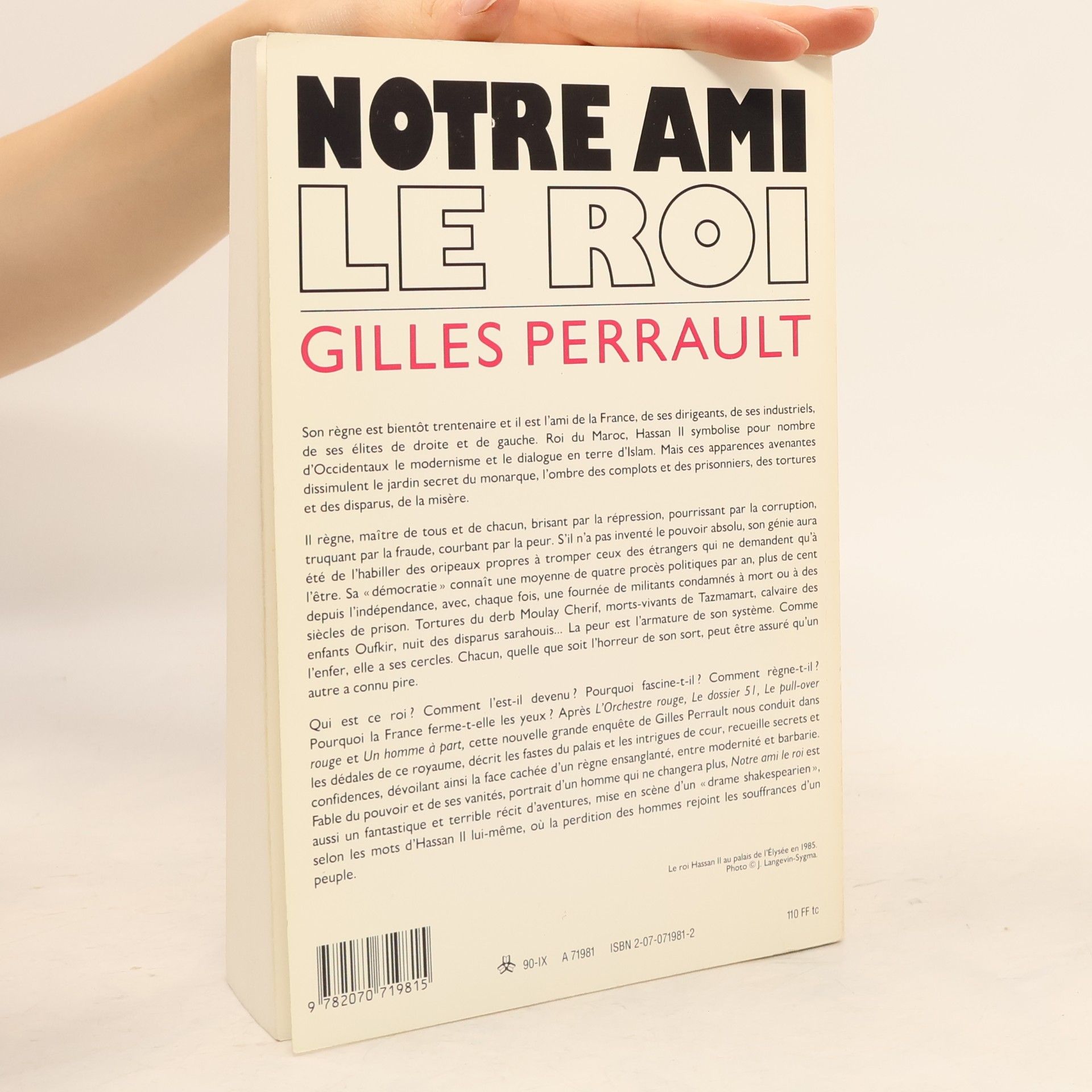 Gilles Perrault Notre ami, le roi