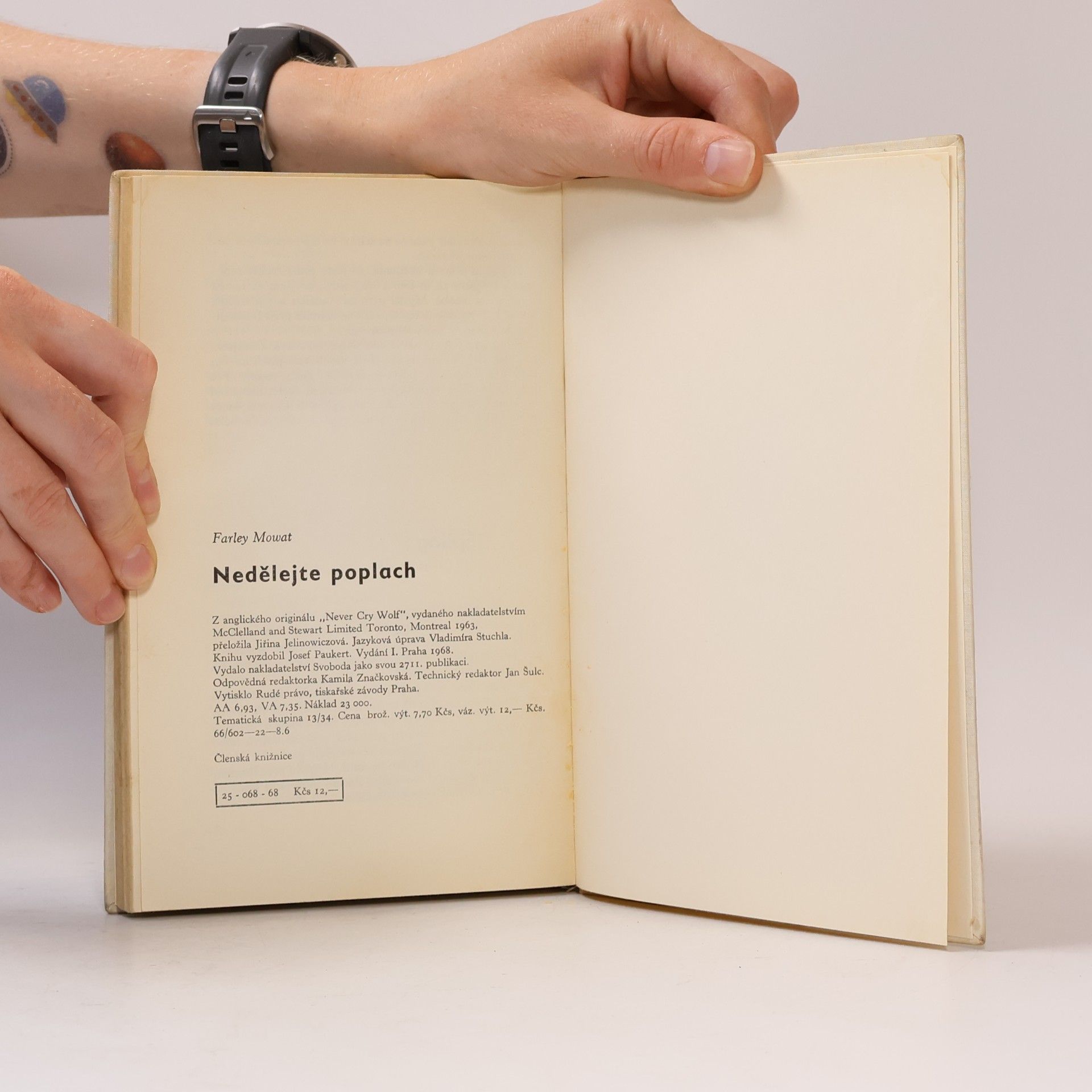 Farley Mowat Nedělejte poplach
