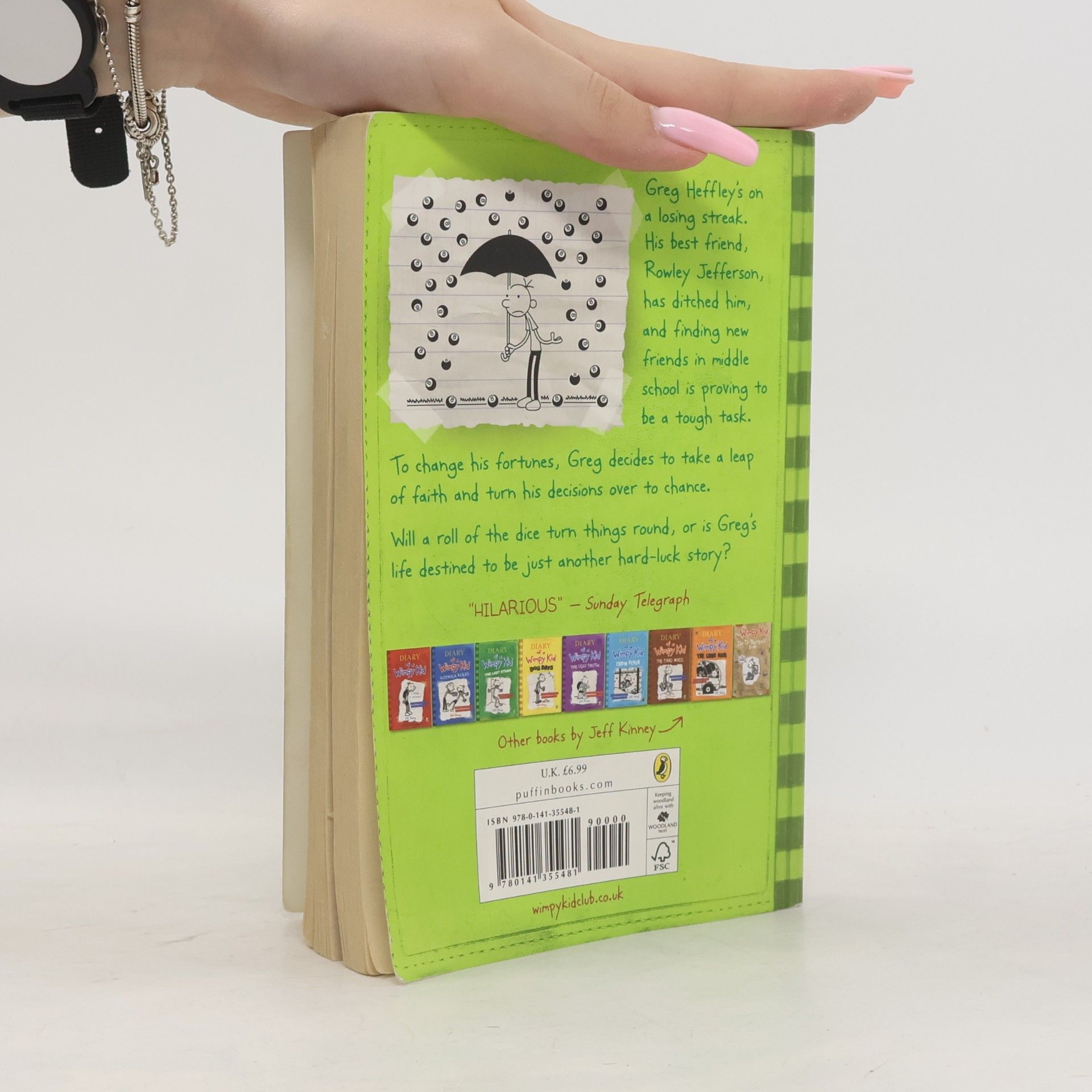 Jeff Kinney Diary of a Wimpy Kid. Hard luck