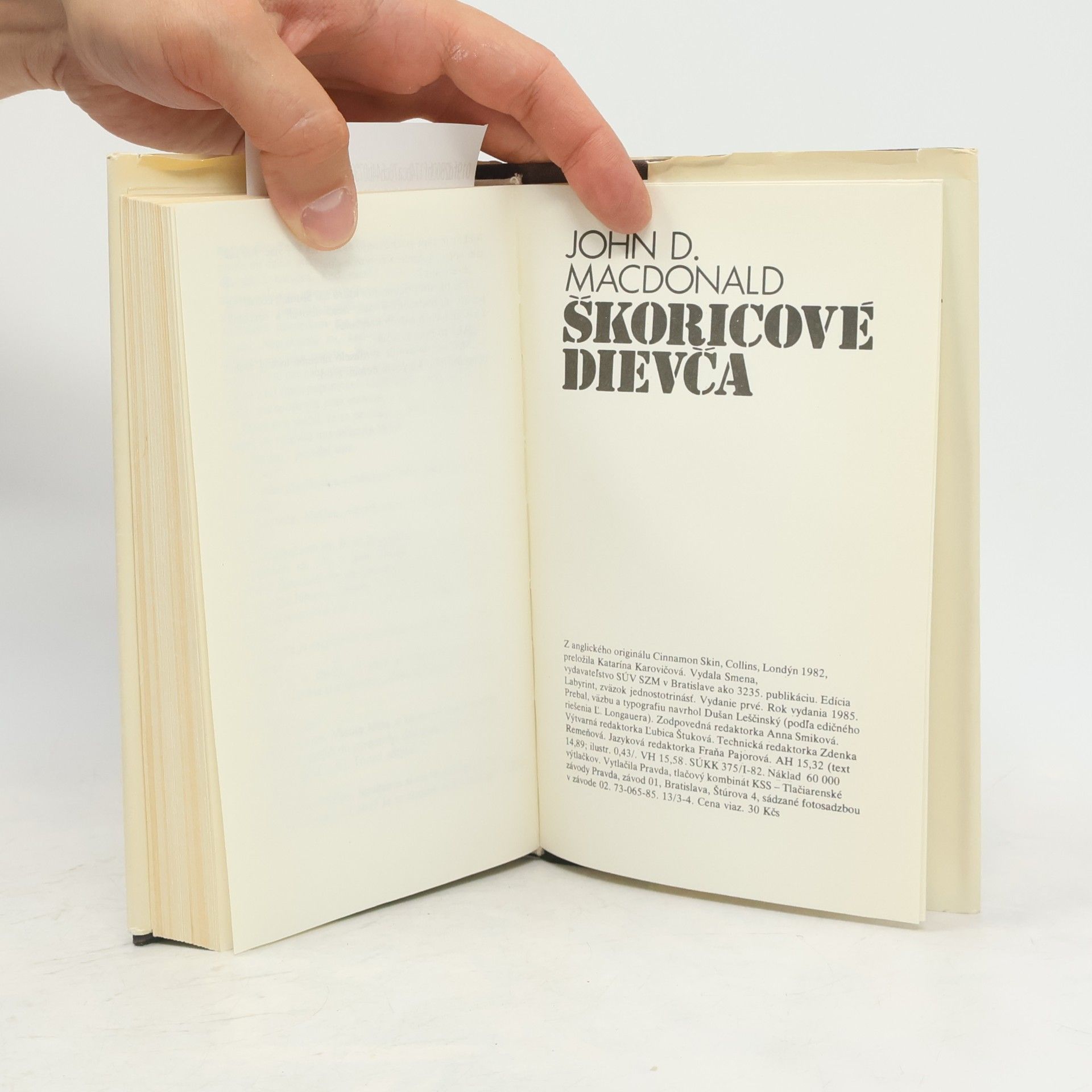 Katarína Karovičová Škoricové dievča