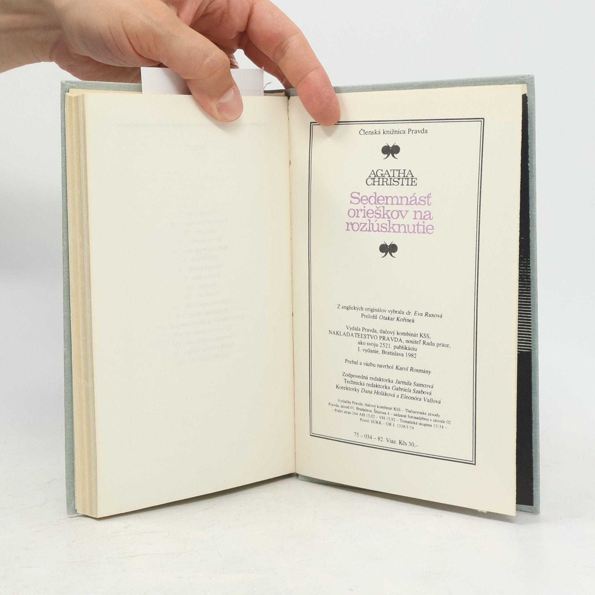 Agatha Christie Sedemnásť orieškov na rozlúsknutie