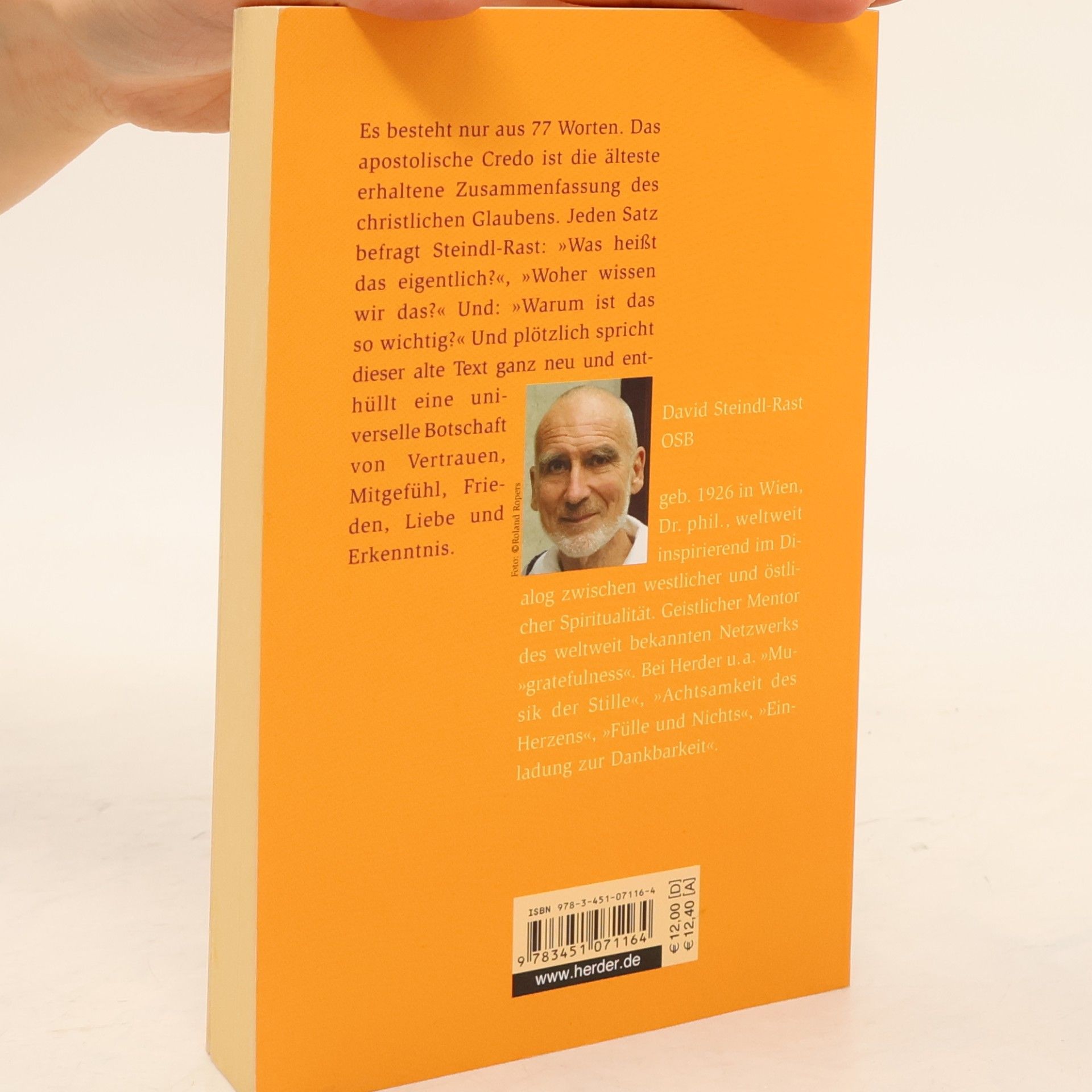 David Steindl-Rast Credo