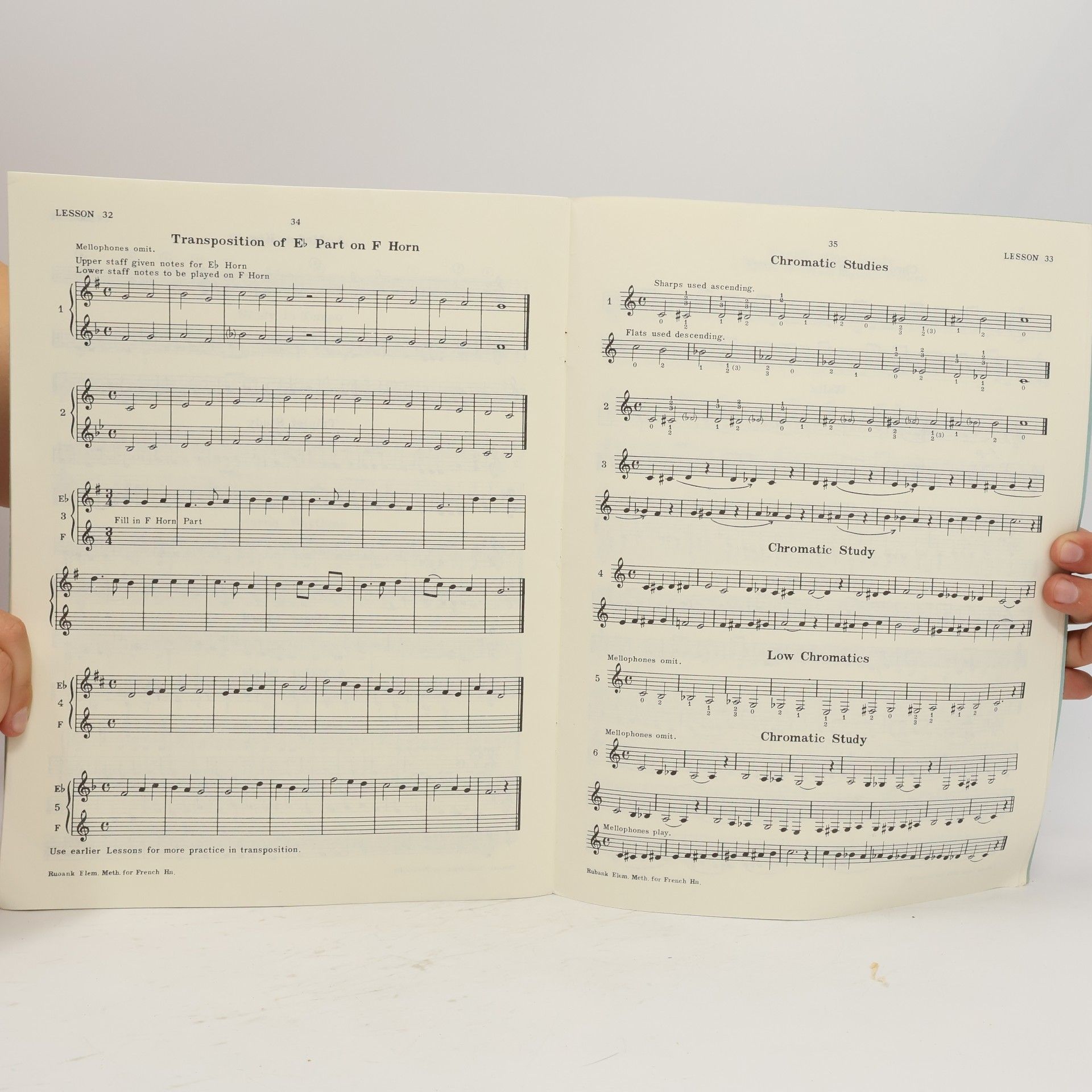 J. E. Skornicka Rubank Elementary Method. French Horn