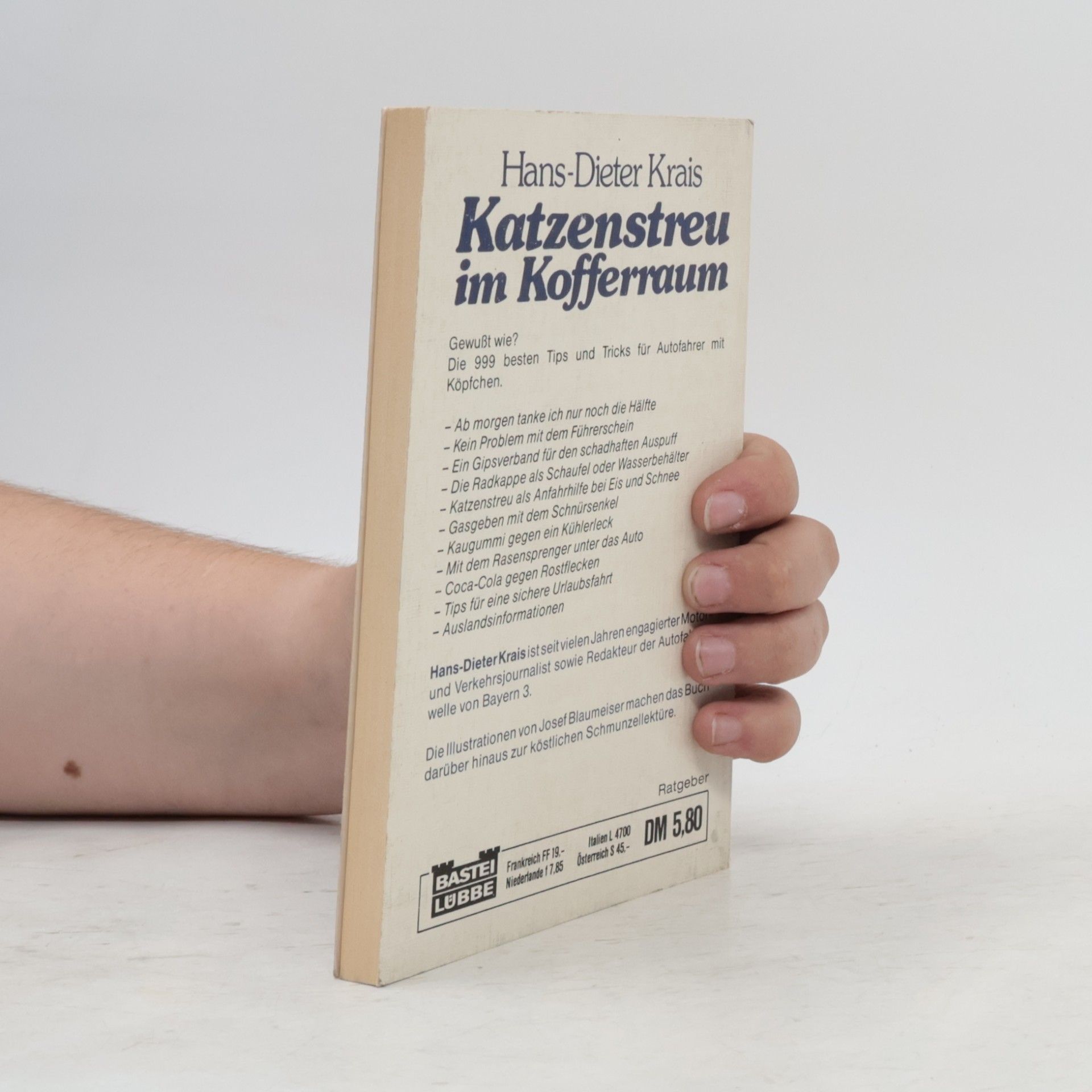 Hans-Dieter Krais Katzenstreu im Kofferraum