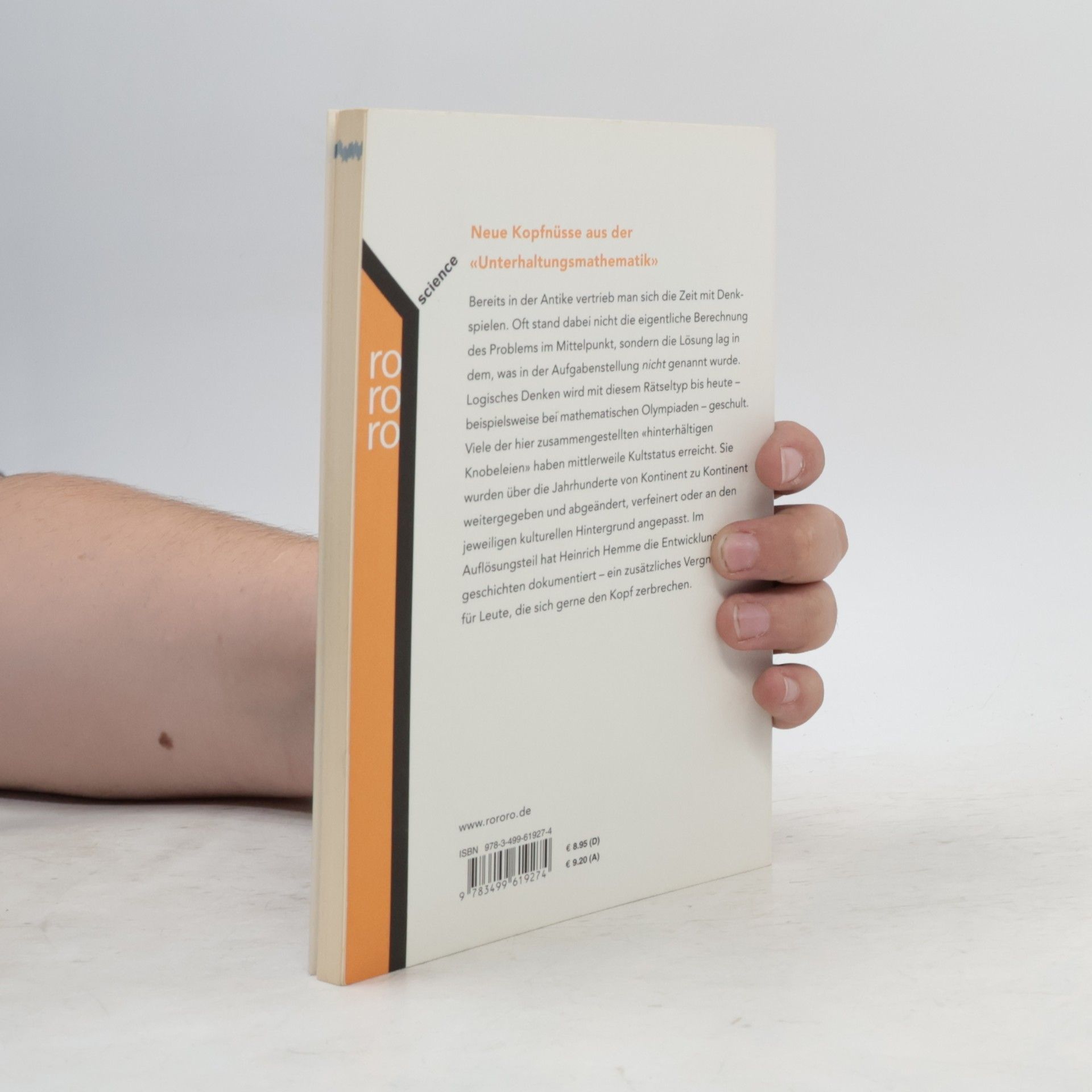 Heinrich Hemme Das Ei des Kolumbus und weitere hinterhältige Knobeleien