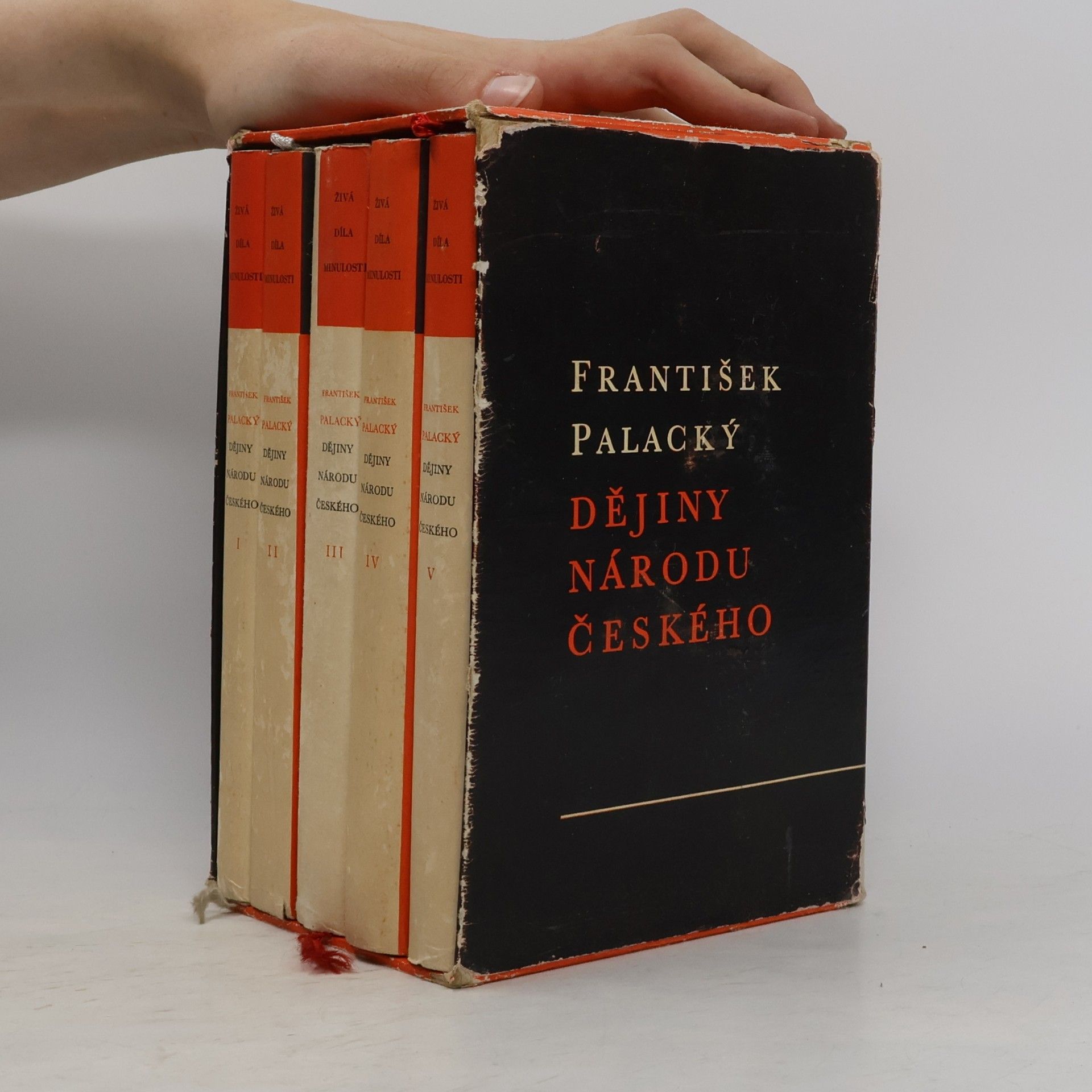 František Palacký Dějiny národu českého I. - V. díl