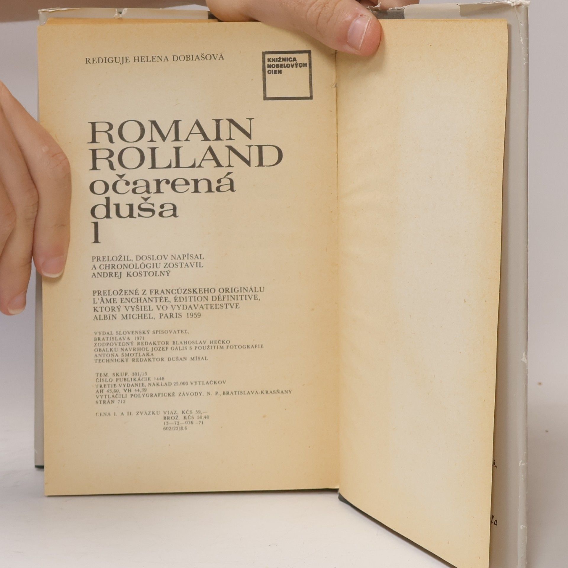 Romain Rolland Očarená duša 1